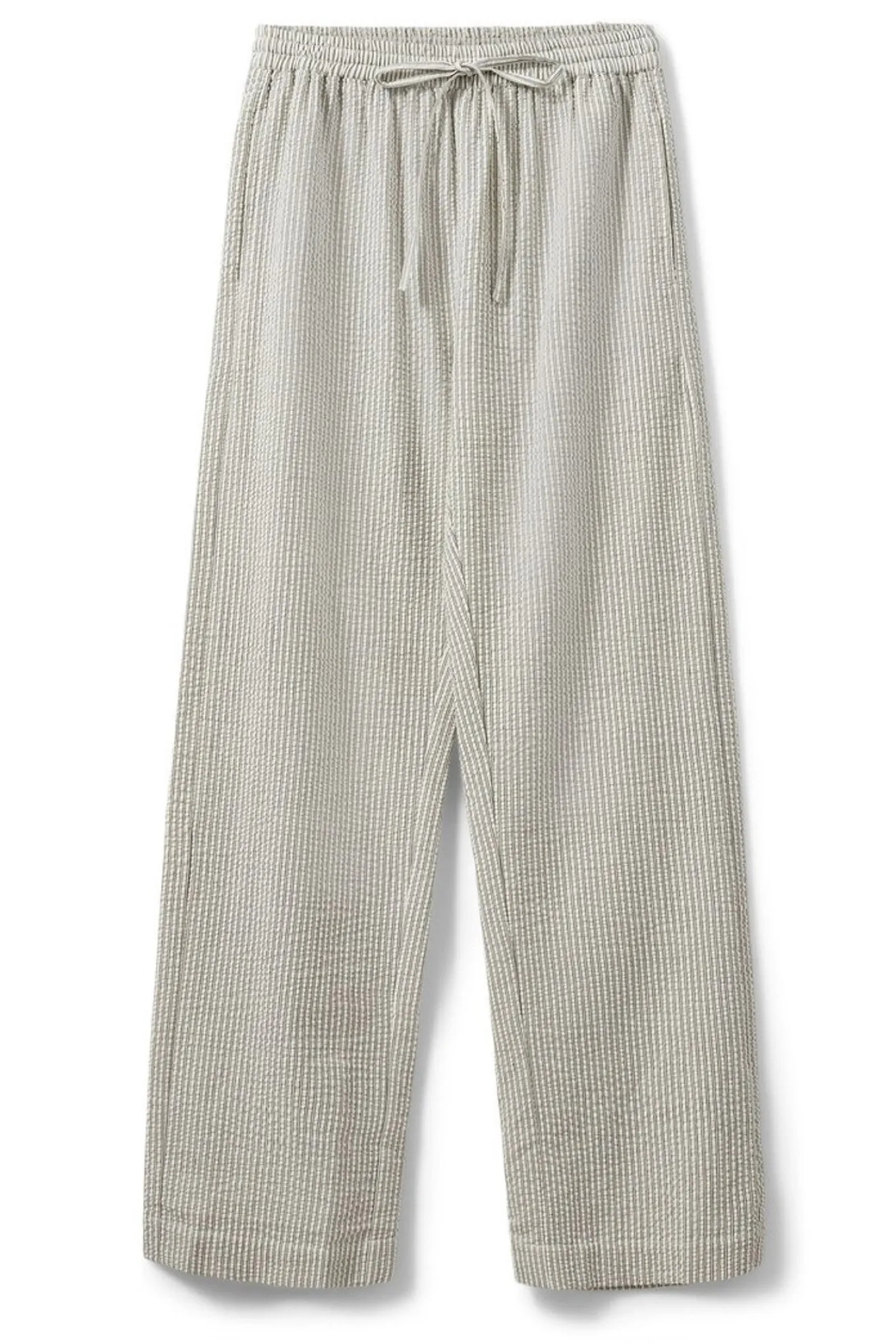 ABIGAILESW TROUSERS 0146 Antique White w Black SNOS580
