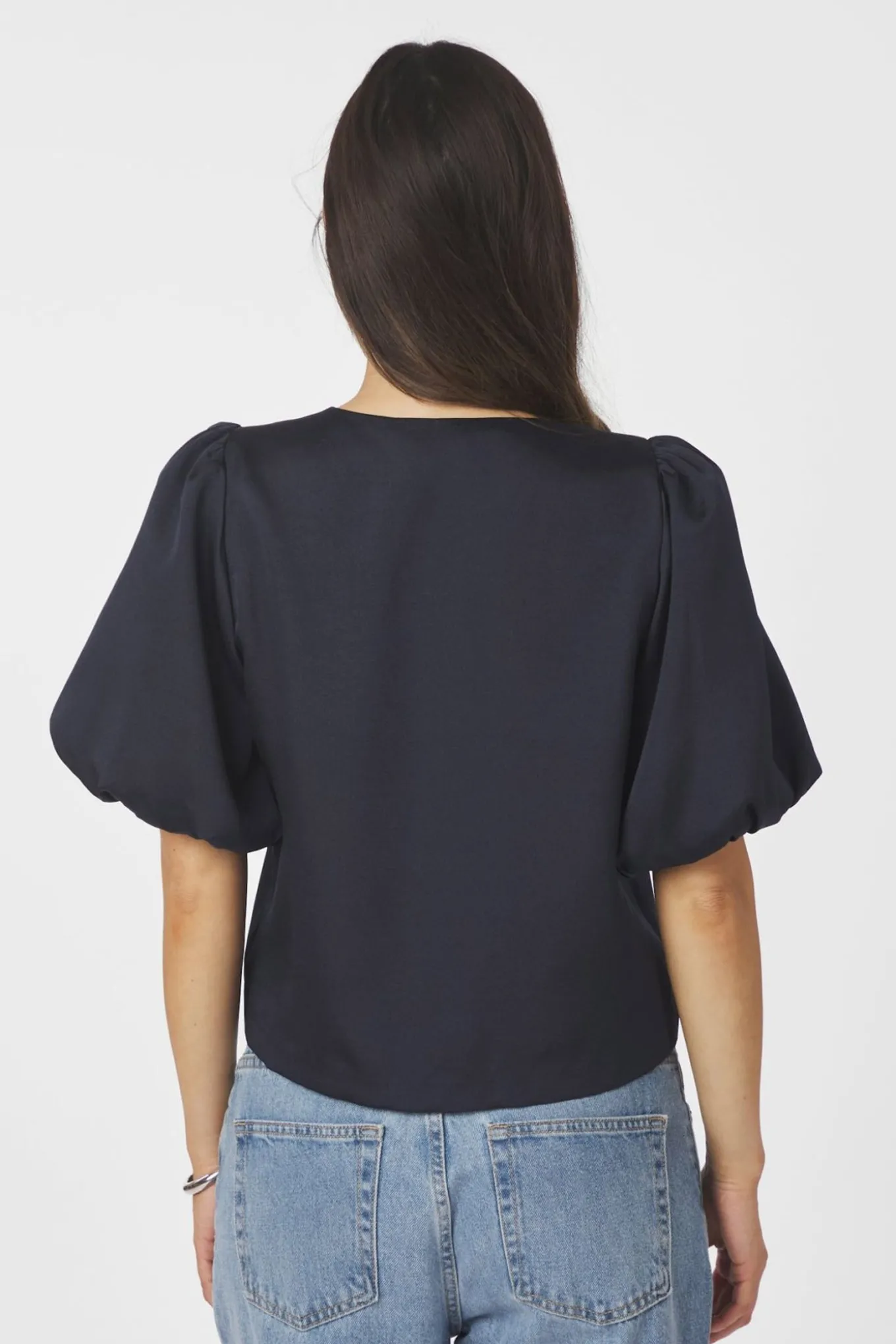 Aisa Dull Satin Navy 164658