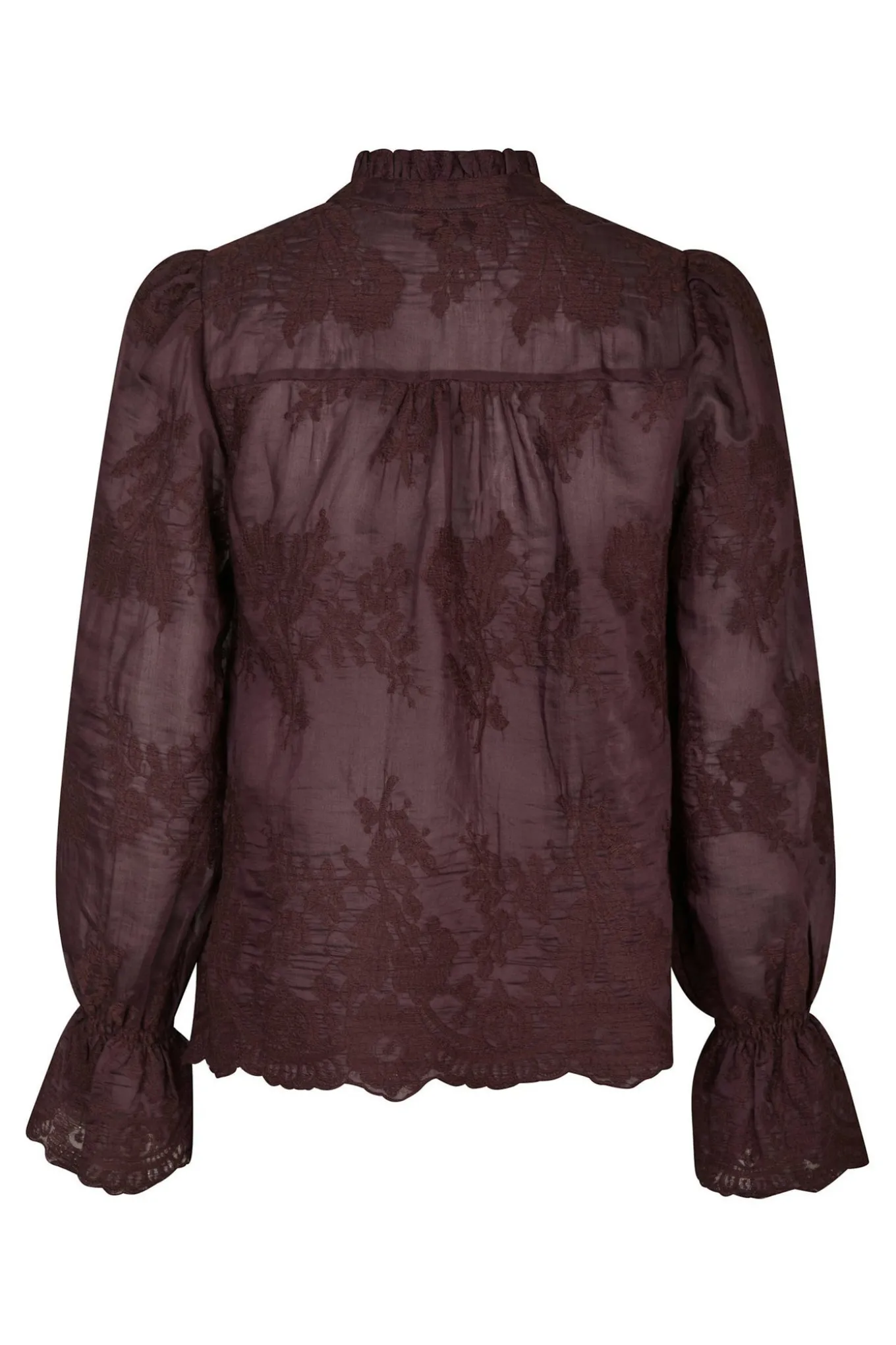 Amara Big Embroidery Burgundy 163032