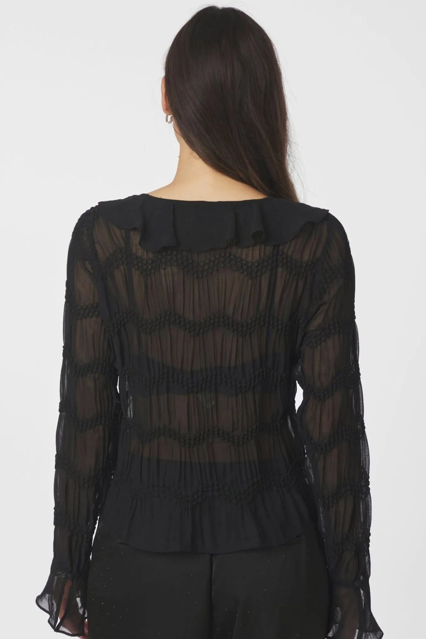 Anika Crepe Chiffon Black 167042