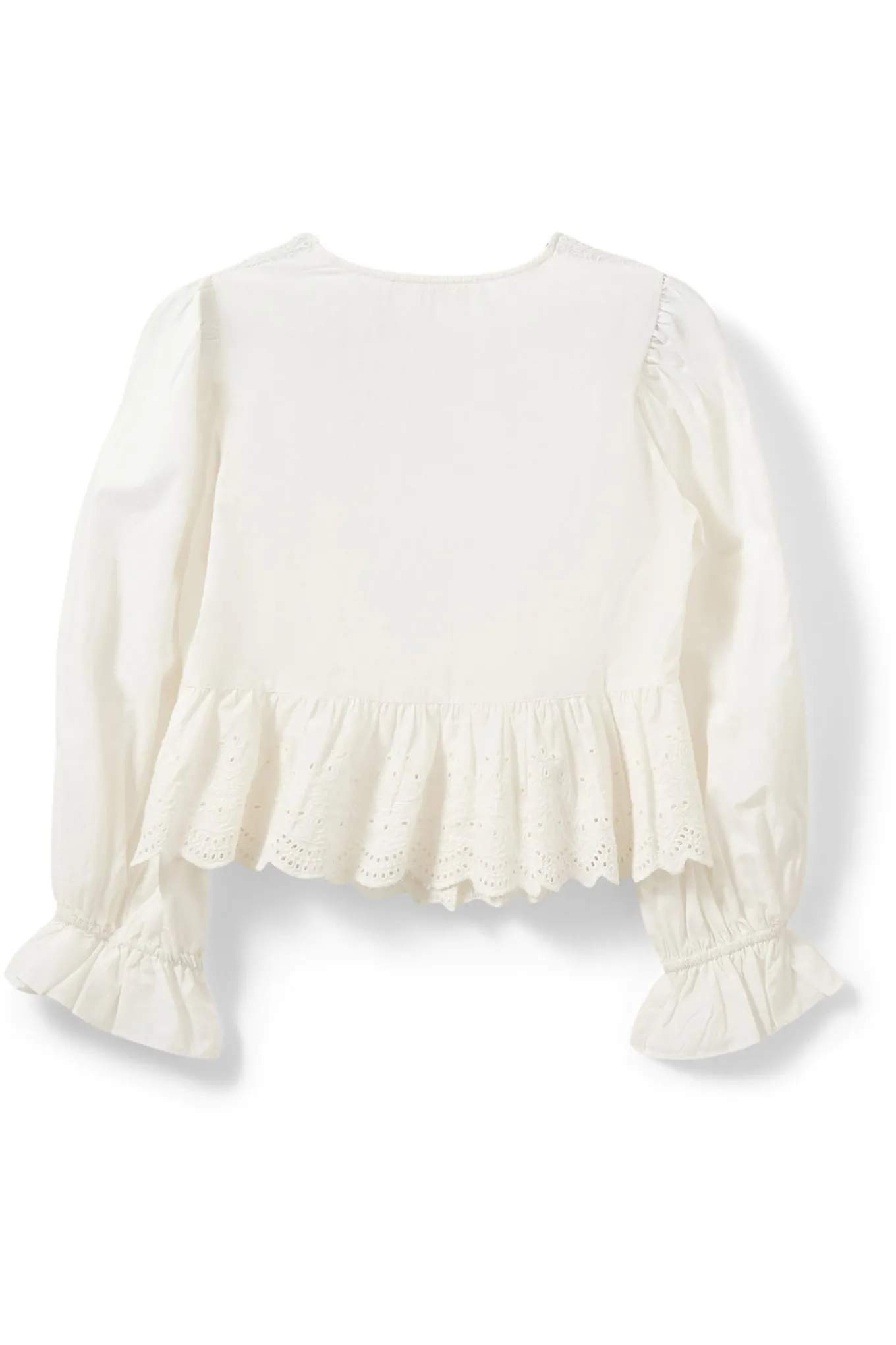 ARIASW BRODERIE ANGLAISE SHIRT 0103 Off white S261185