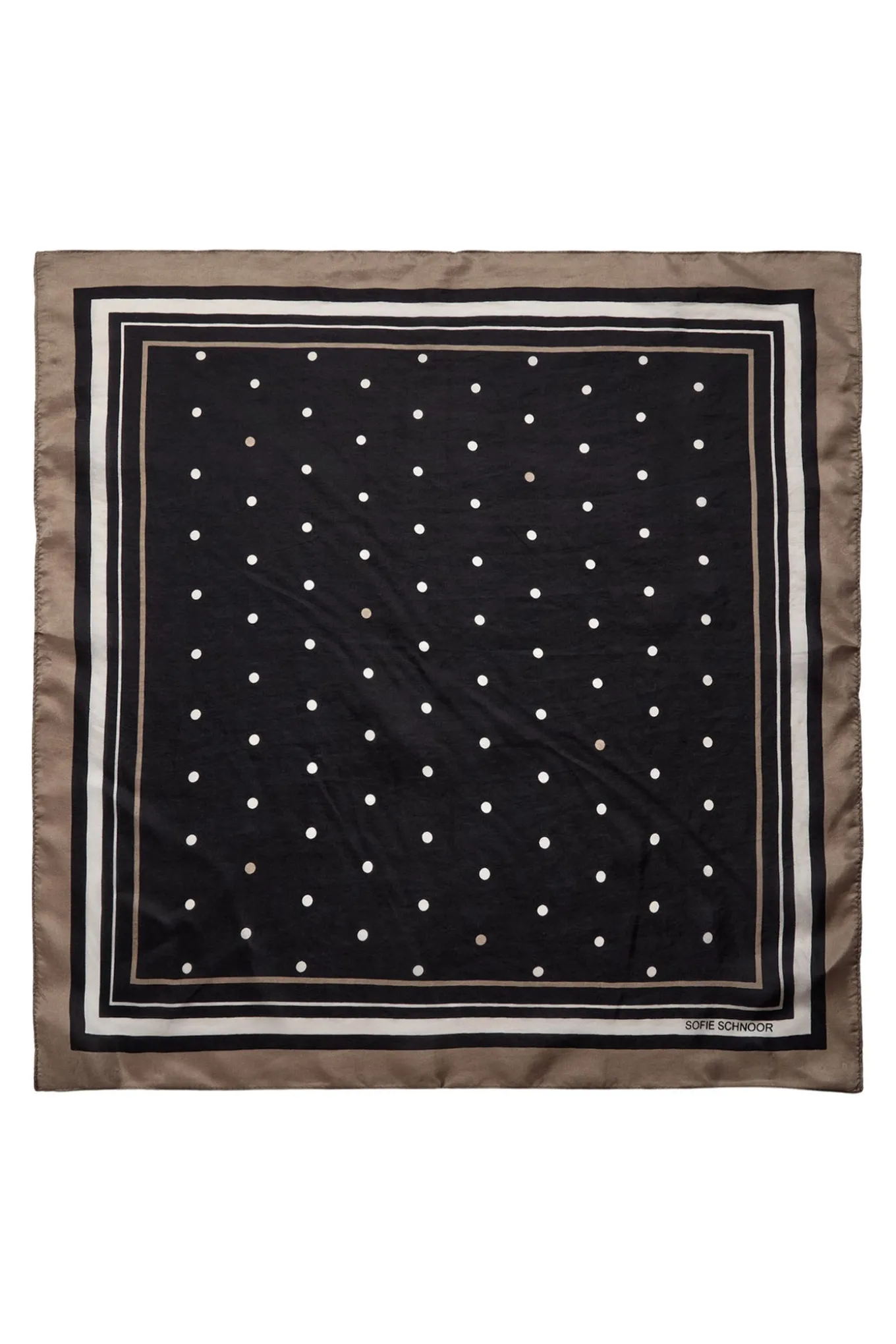 BETTYSW SCARF 8051 Dark Grey Striped S261900