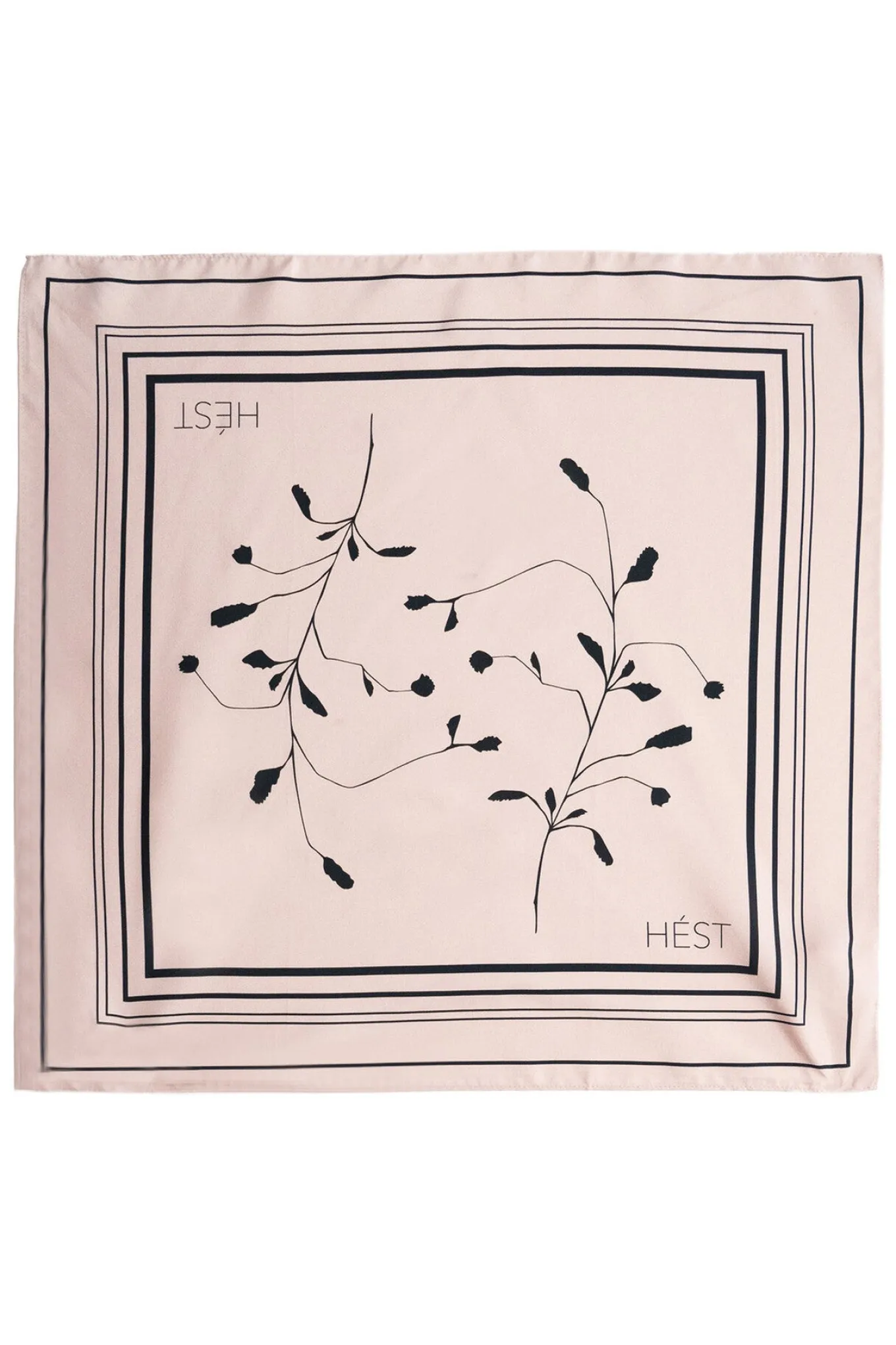 BLACK TWIG Scarf Large 2504 Rose Smoke 2510330219