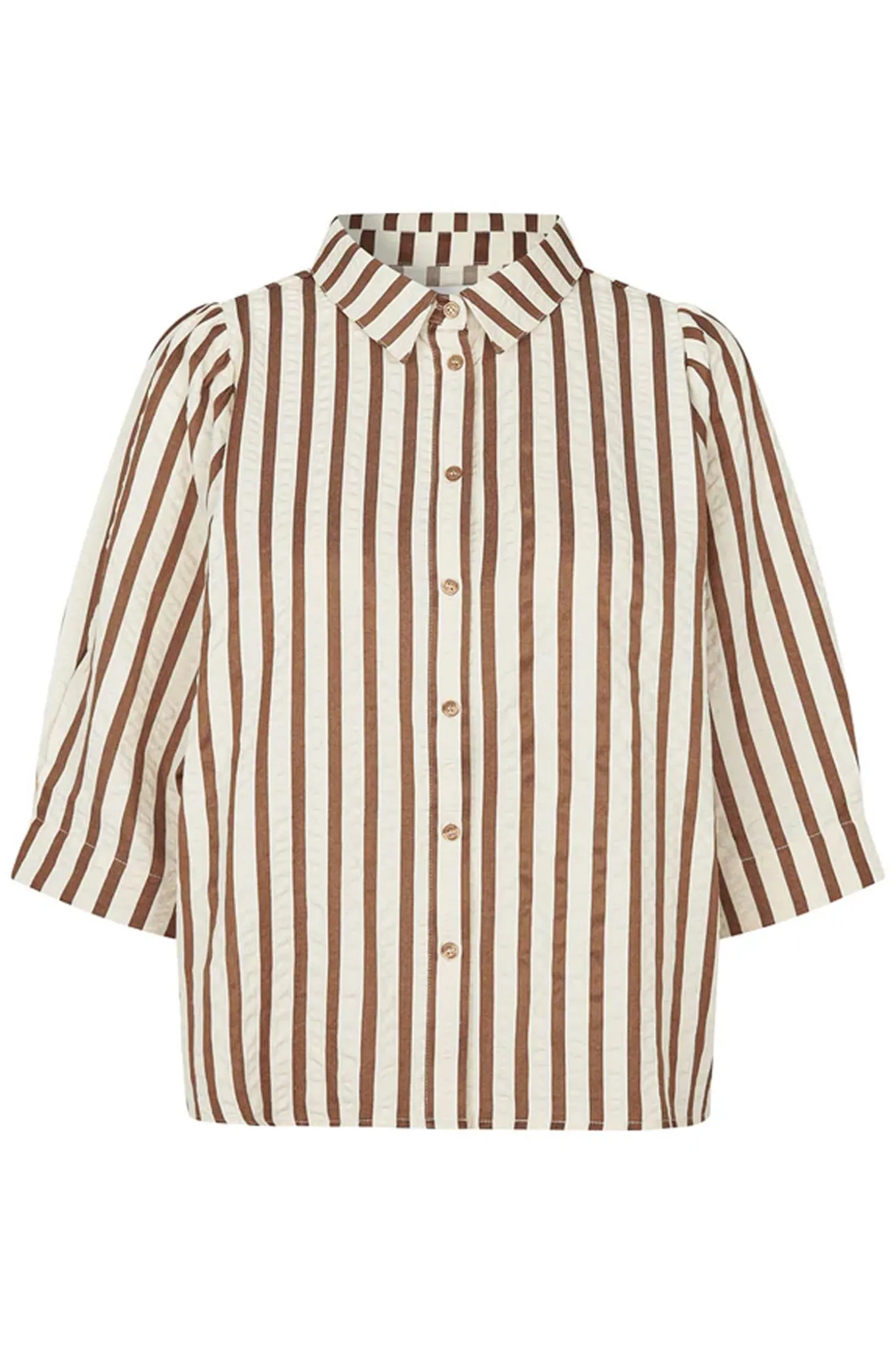 Bonoll Shirt Ss Dark Mokka 261631046