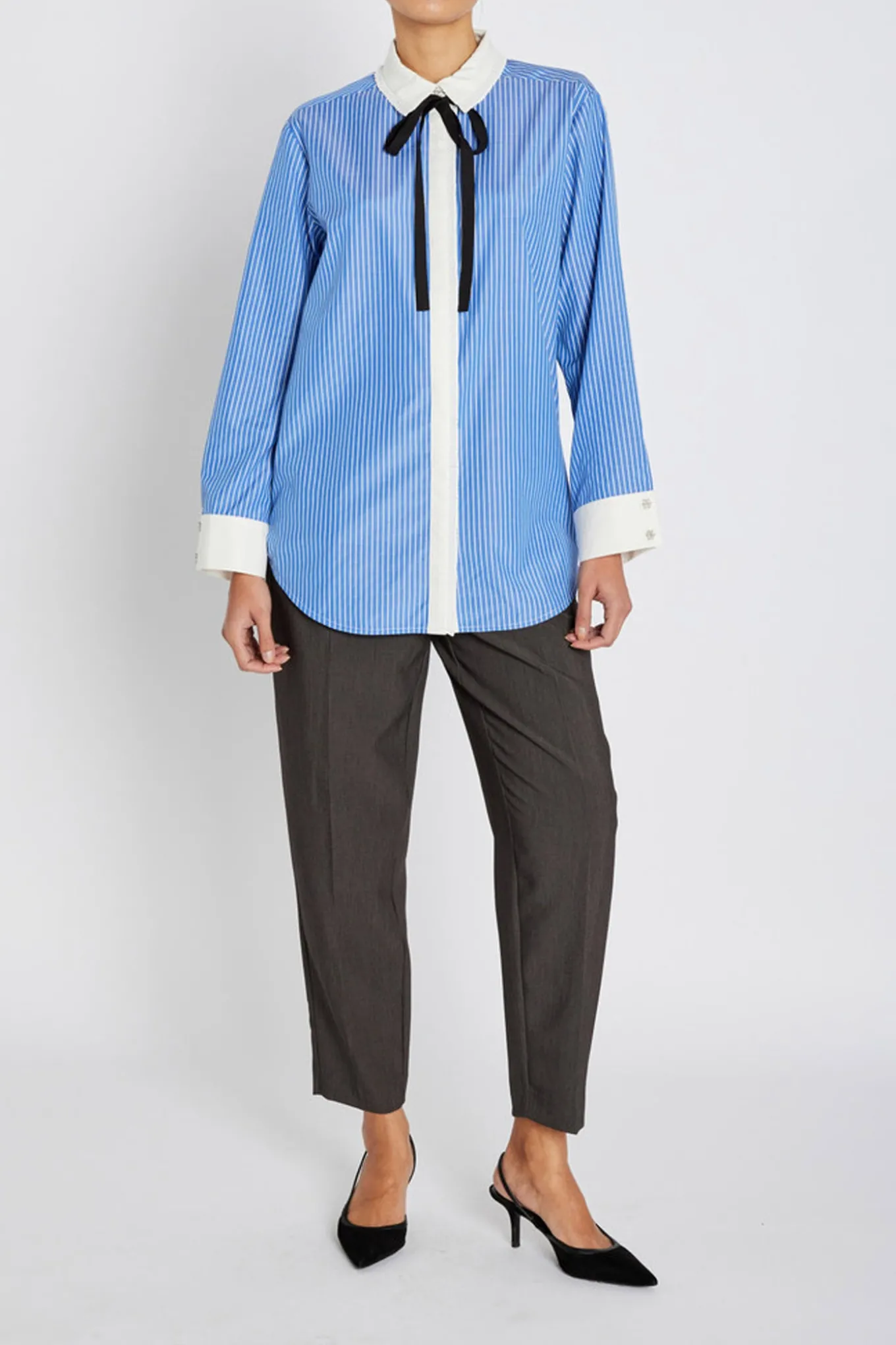 BorassusBBZiana shirt Dark Blue Stripe BBW4872