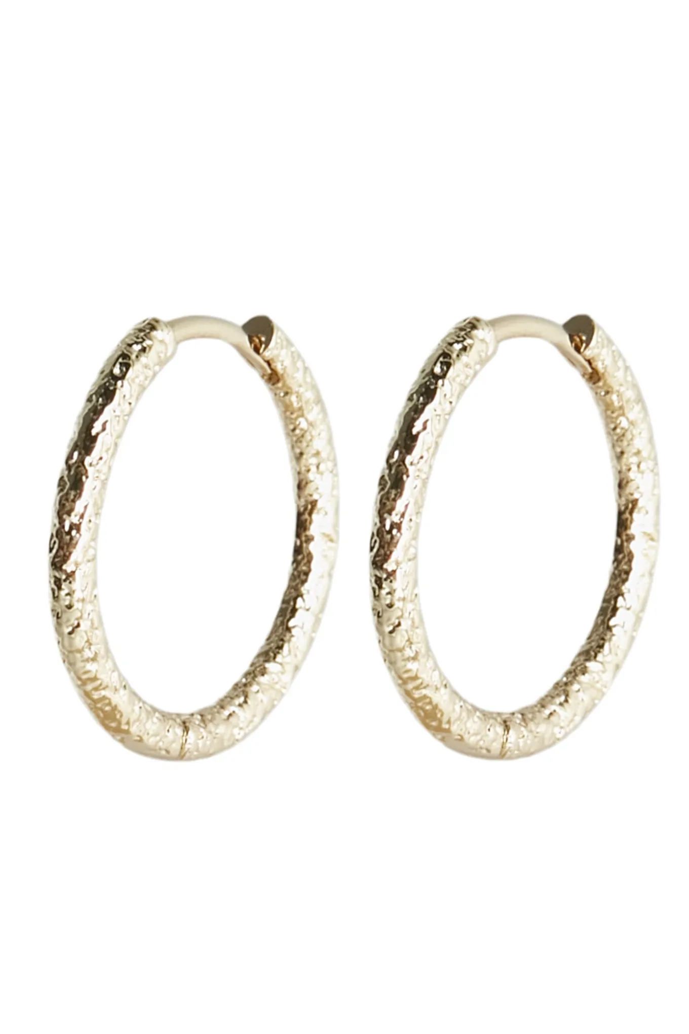 BRUSHED HOOP 20MM TILBEHØR GULD BRUSHED HOOP 20MM