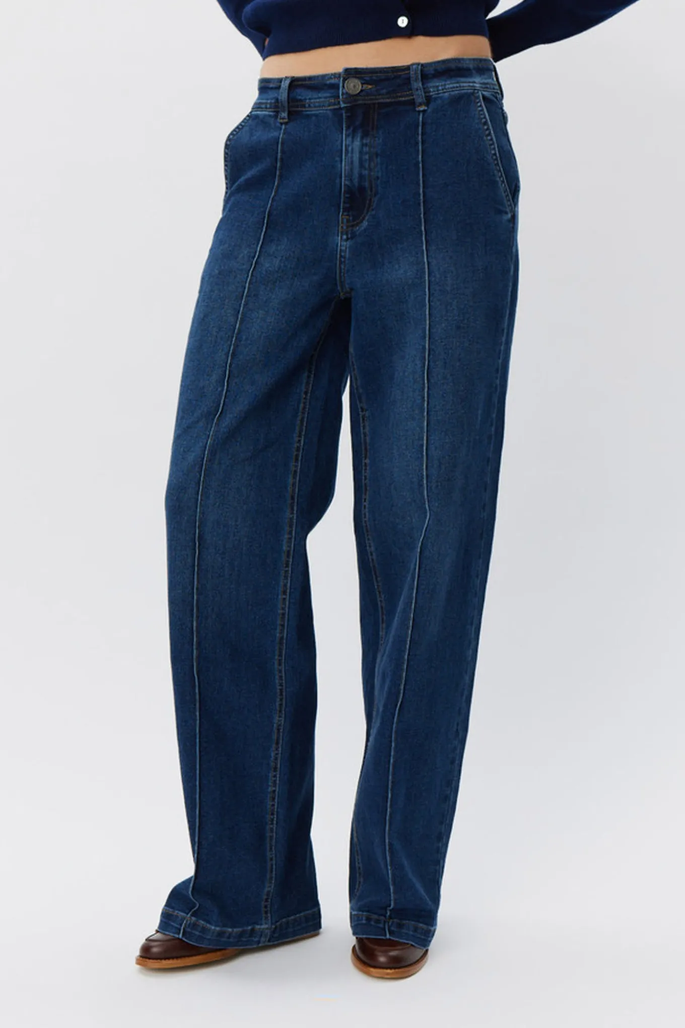 CARISW MID JEANS 5090 Dark denim blue SNOS430