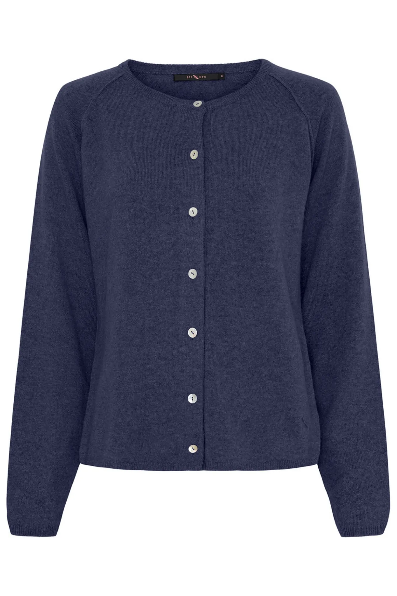 cashmere cardigan Royal Blue Melange 50067