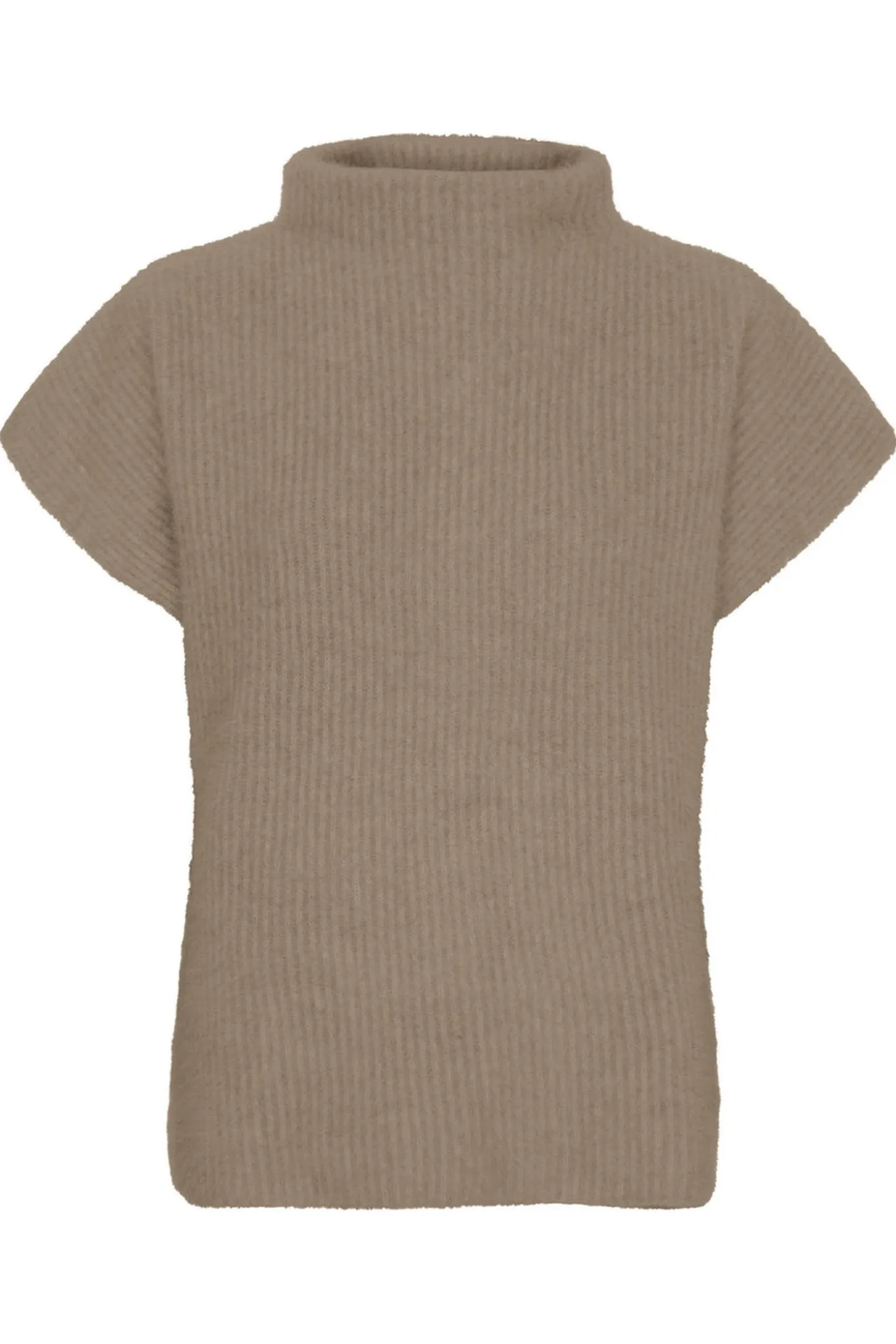 Cashmere Raccoon SS Pullover Mocha Brown 500070