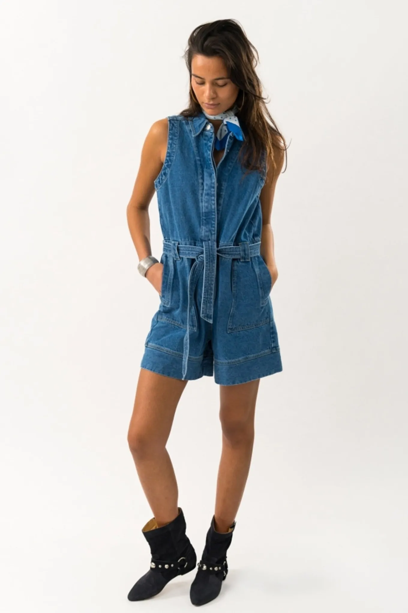 CoraLL Jumpsuit SL 20 Blue 252404000