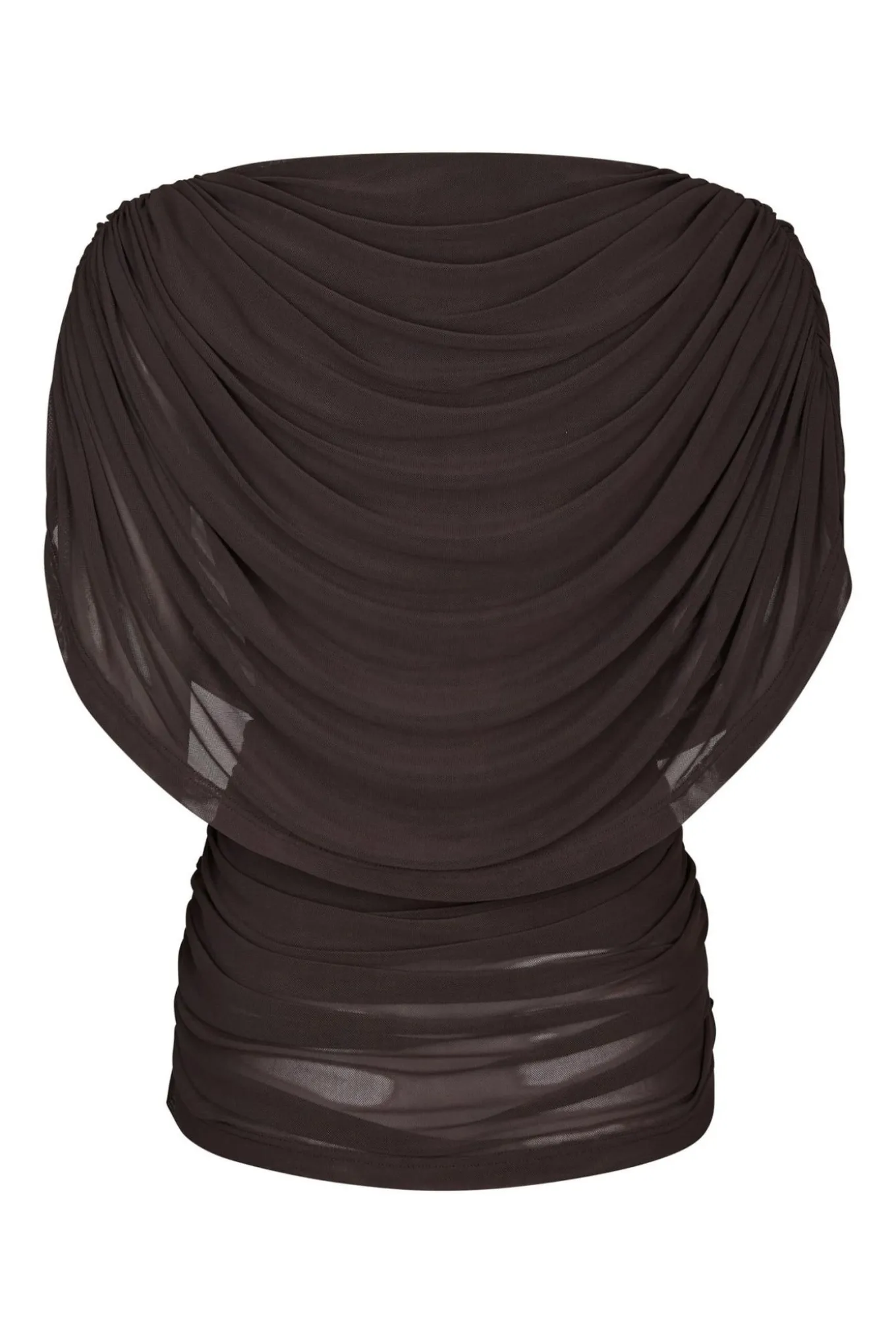 Cottuna Drapy Mesh Brown 167205
