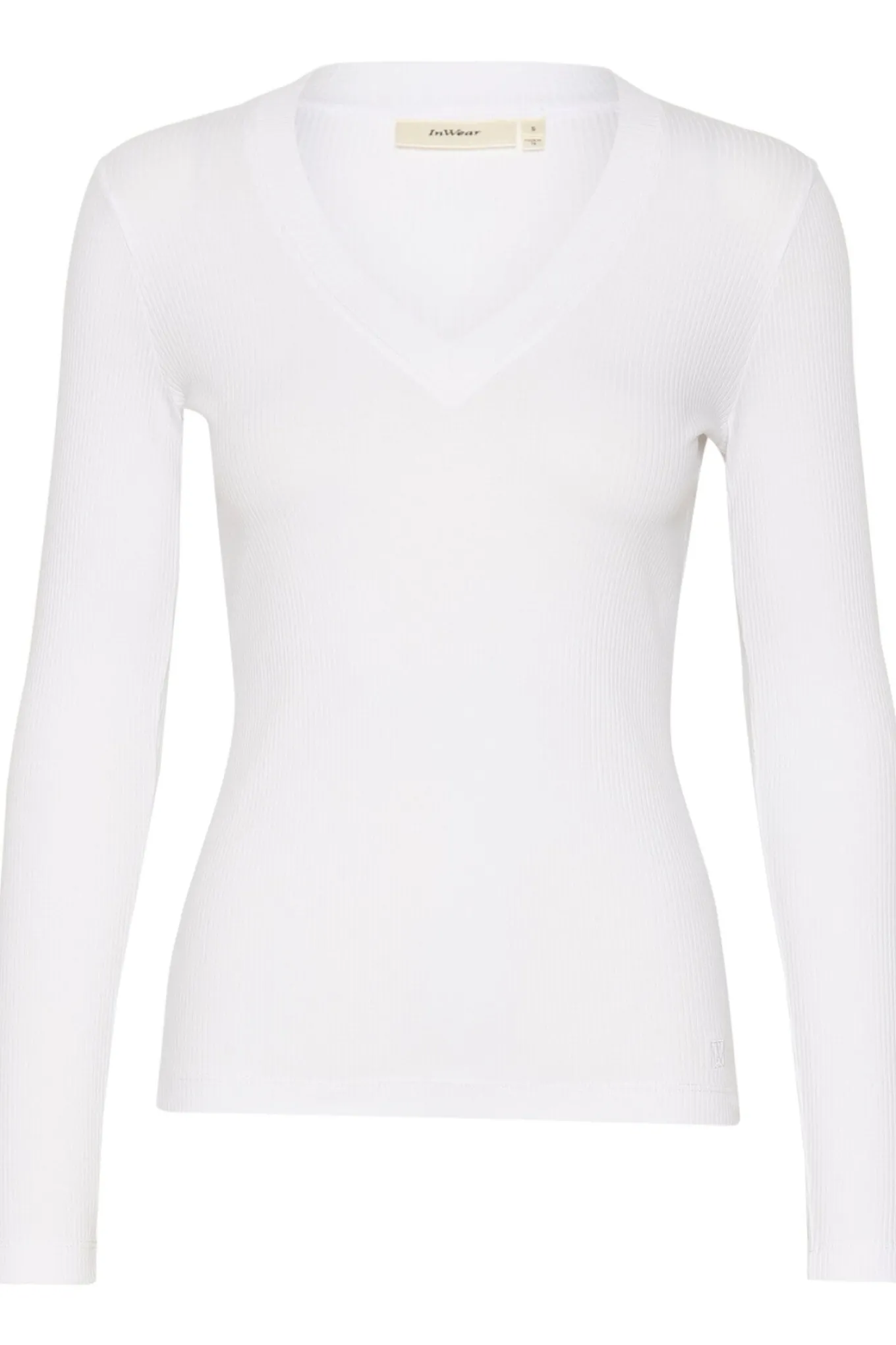 DagnaIW VNeck LS Pure white 30109586