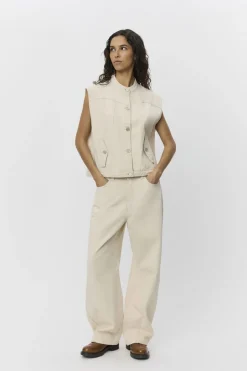 DANASW VEST 0101 Off white S253220