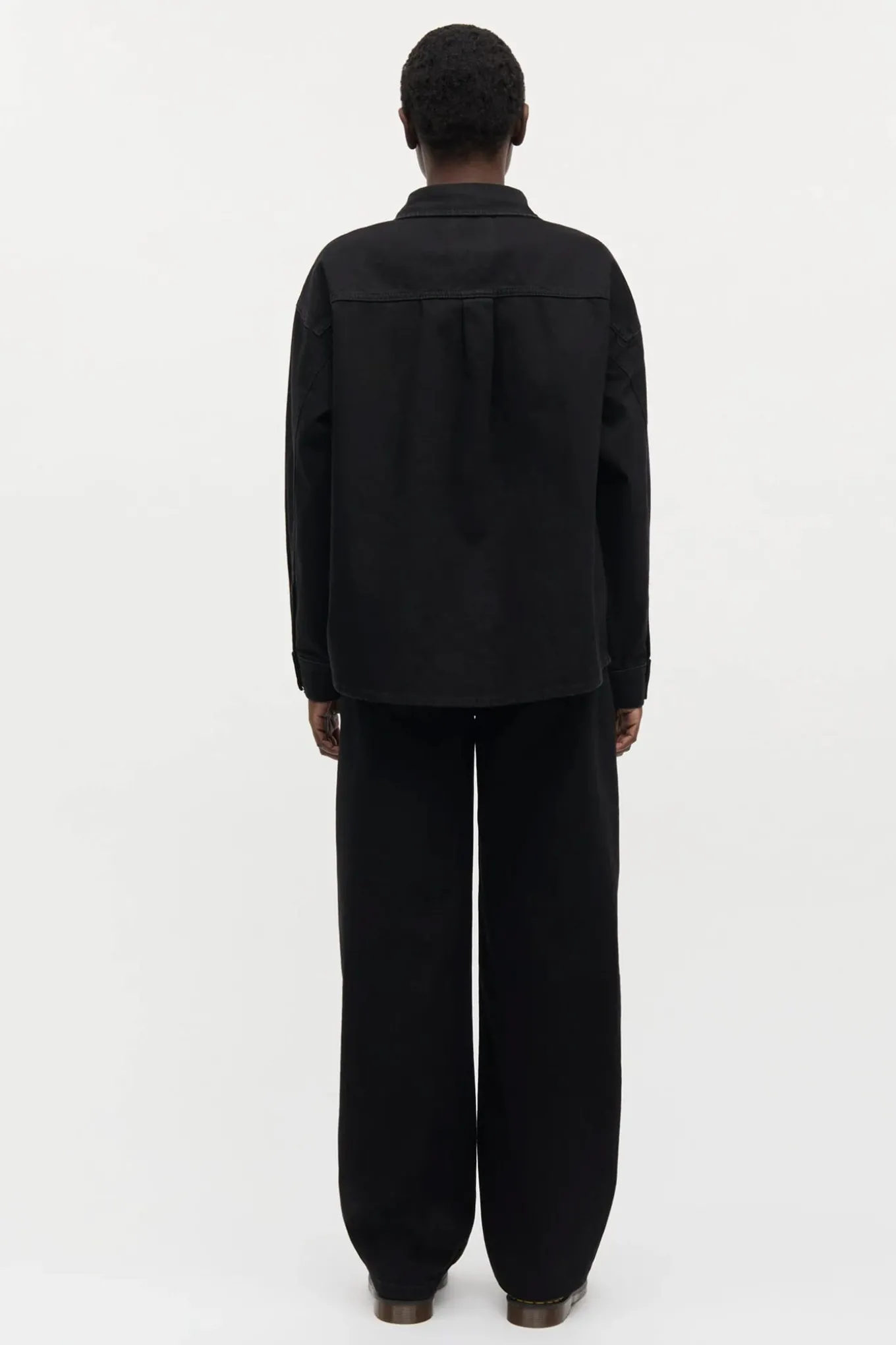 Dyed Denim Gisla Shirt Black 205404