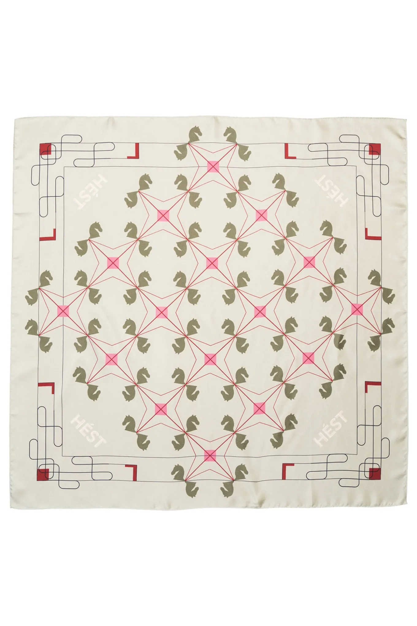 ELIZA Silk Scarf Small 3002Gray Green 2530330262