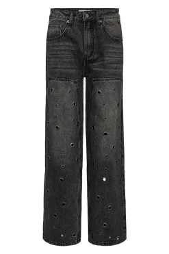 Eyelet Patch Tall Jeans STONE HL10423