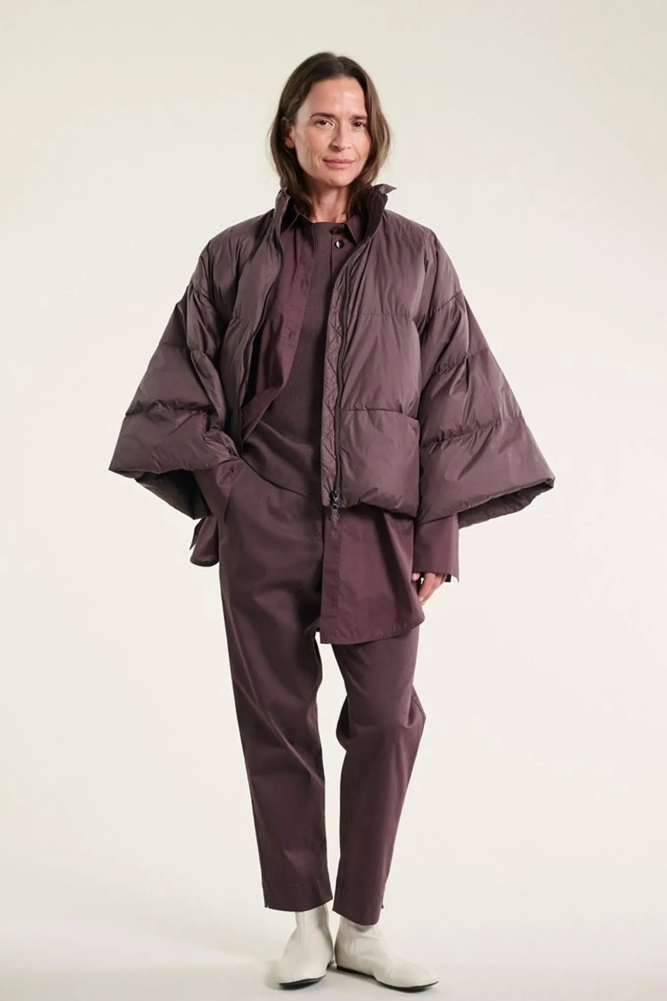 Feather down jakke med krave RAISIN 26120925630