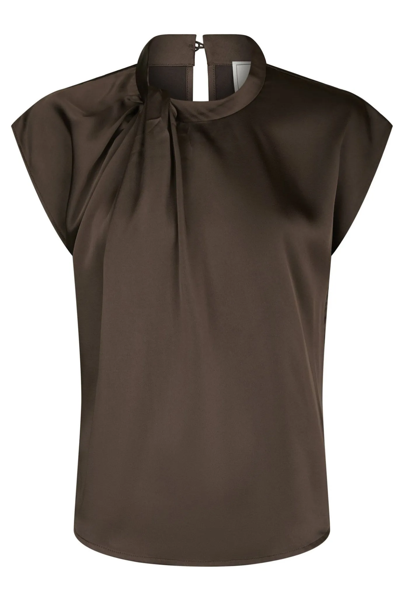 Fleur Drapy Satin Dark brown 160990