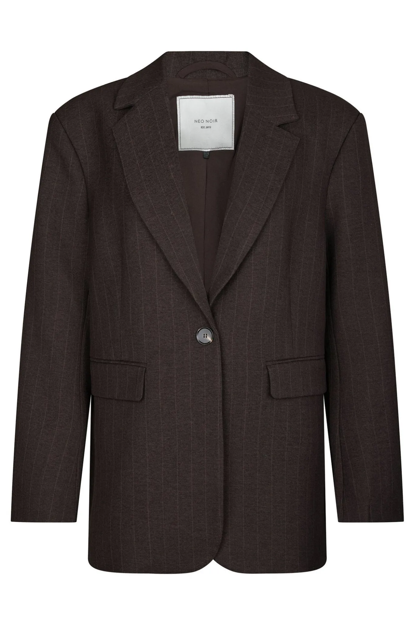 Gaby Pinstripe Dark brown 168204