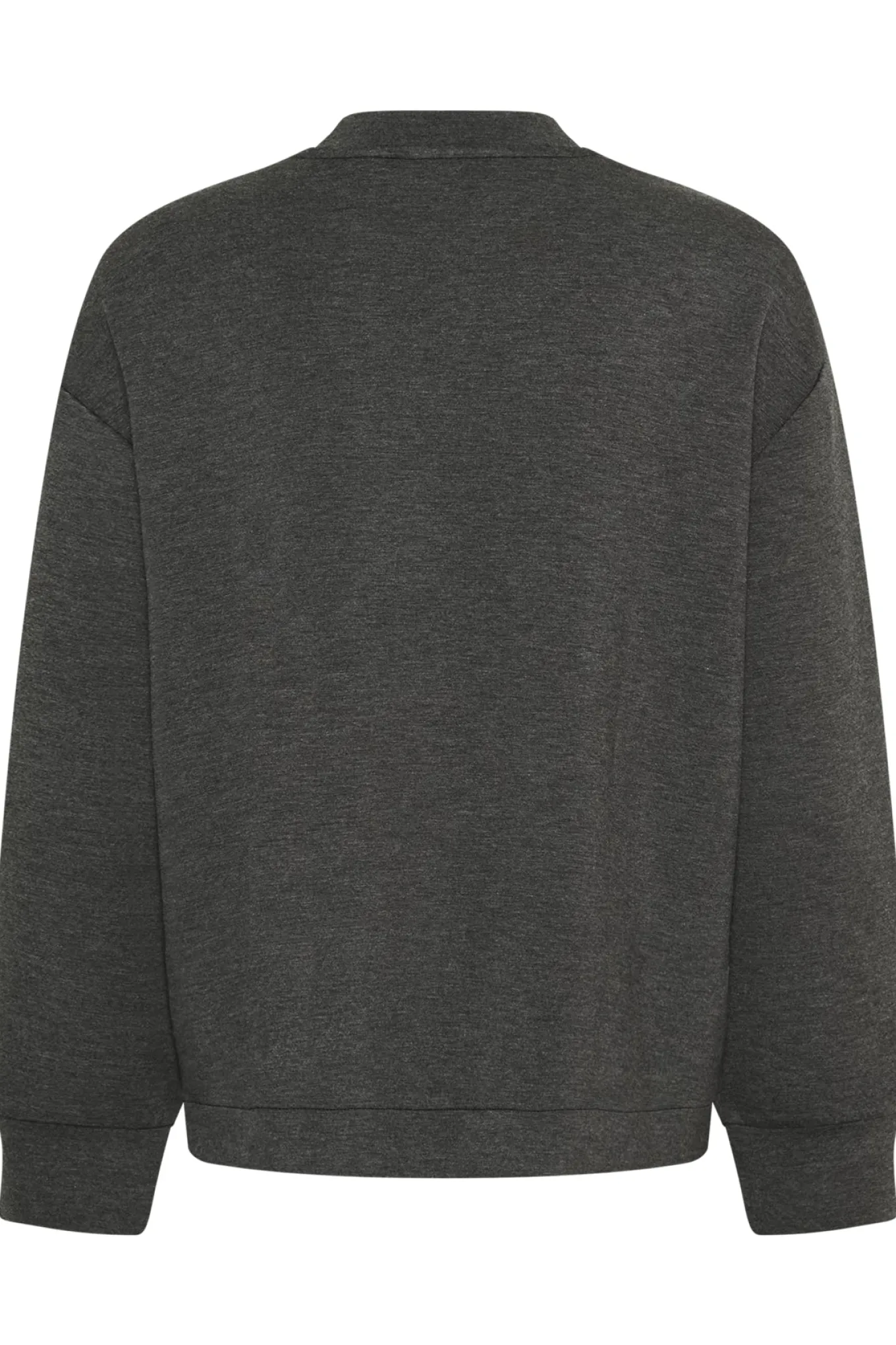 GidaIW Melange Vincent Sweatsh Dark grey melange