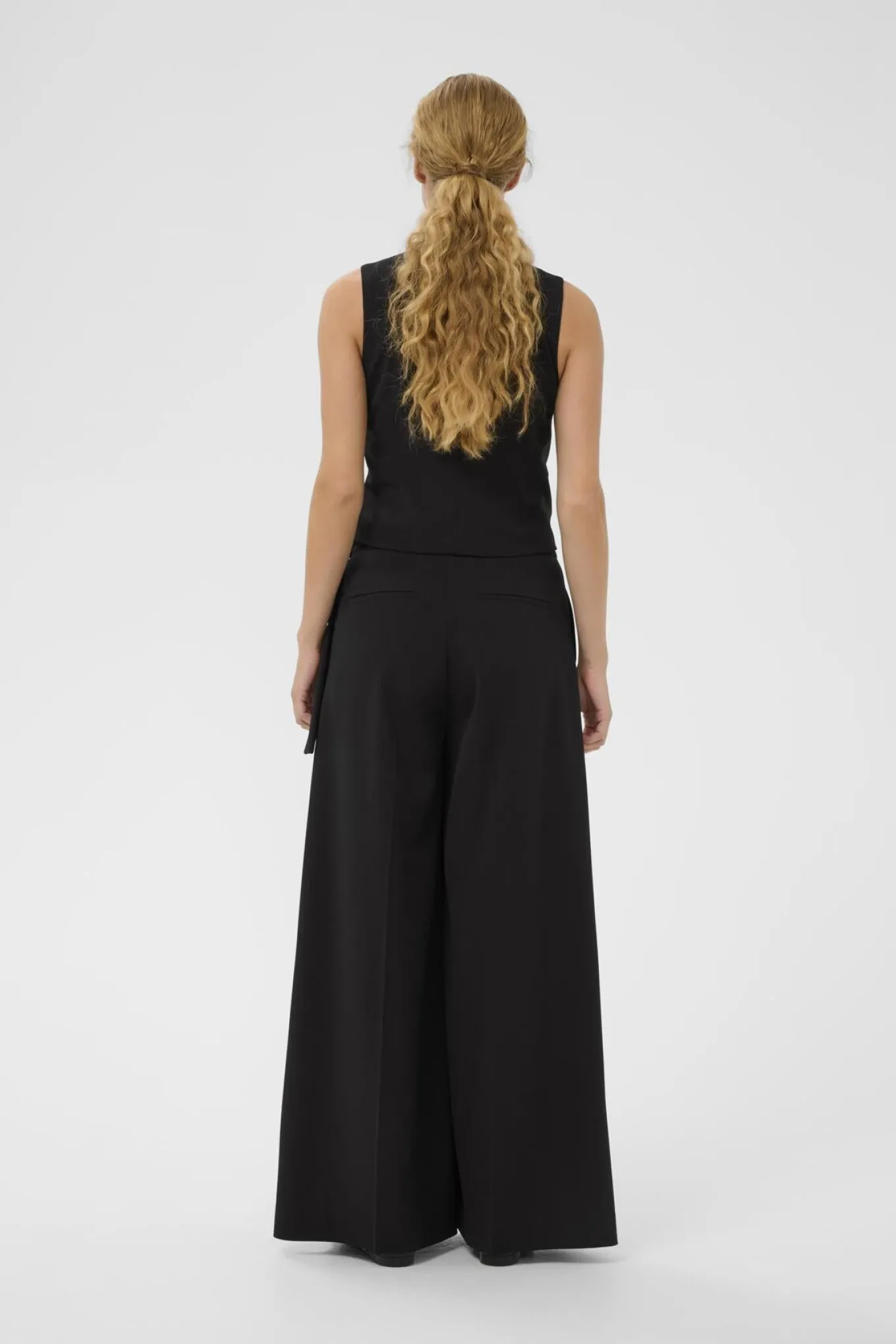 HAISLYIW WIDE PANT Black 194008 30112221