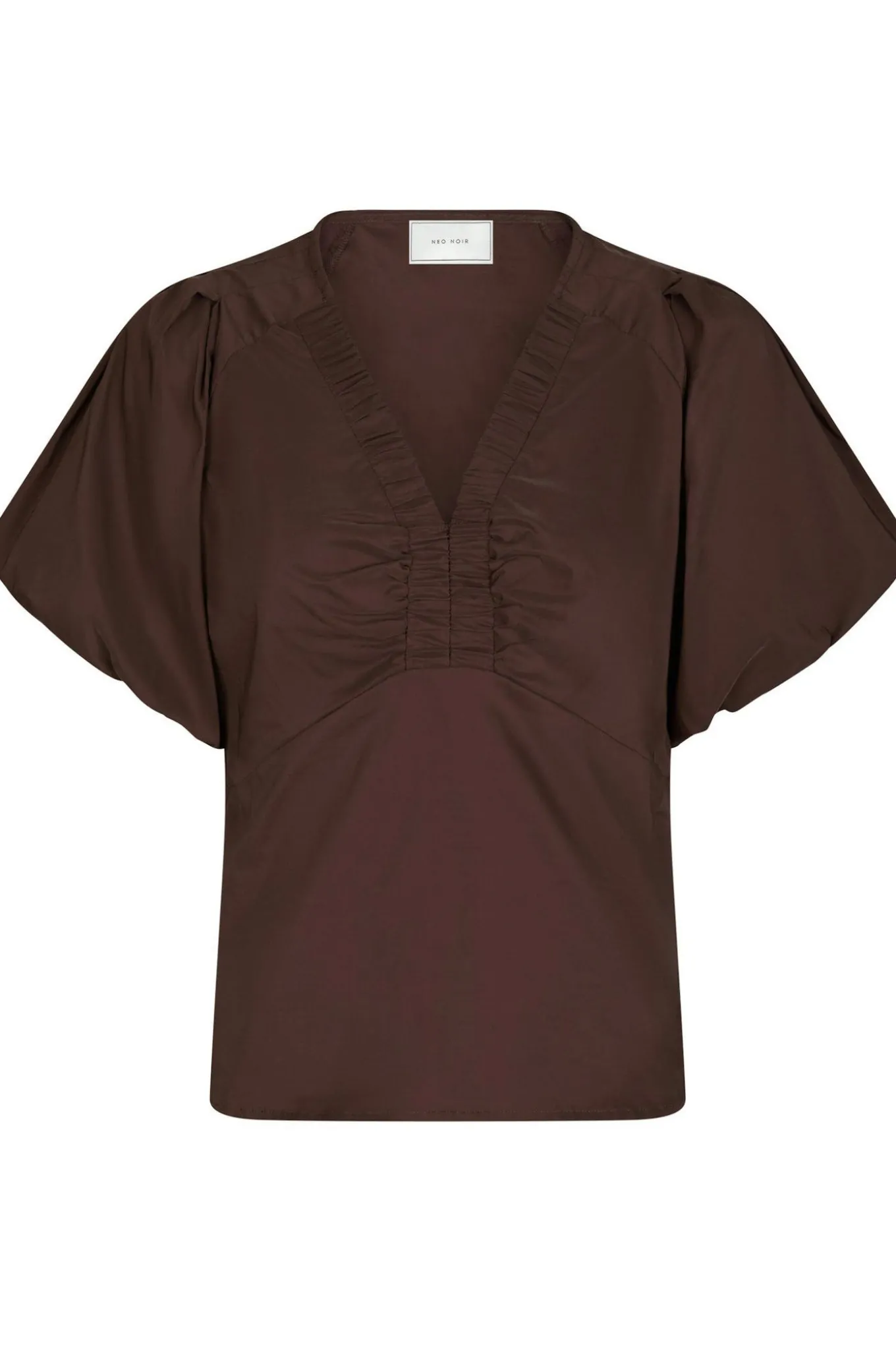 Irina Poplin Dark brown 162219