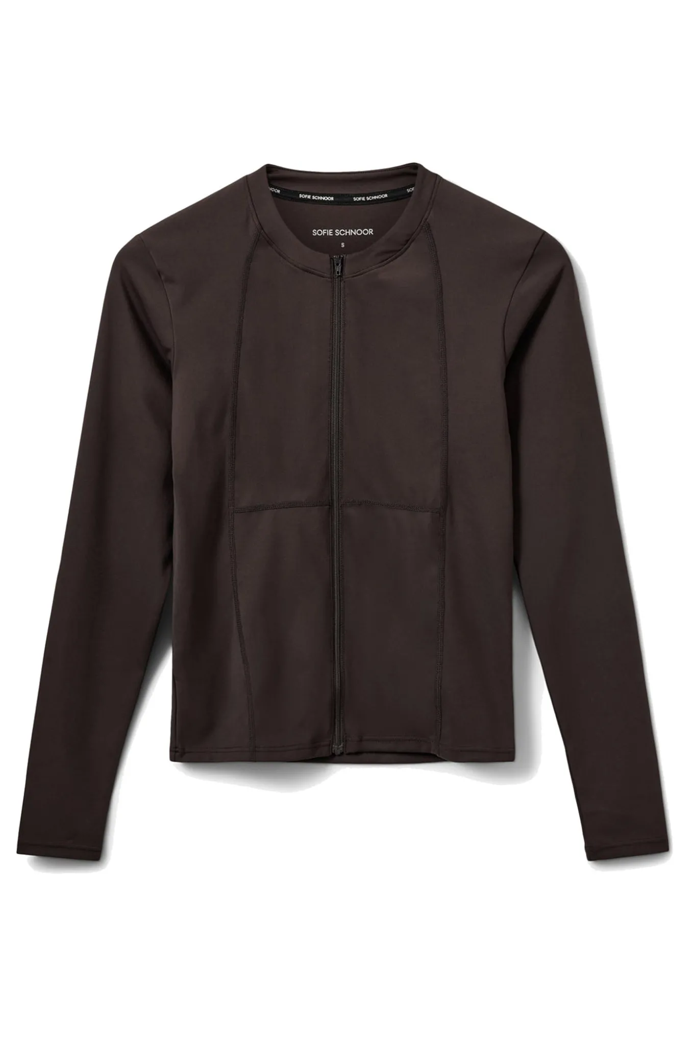 JAYASPO ZIP BLOUSE 7025 Dark brown SPO1036