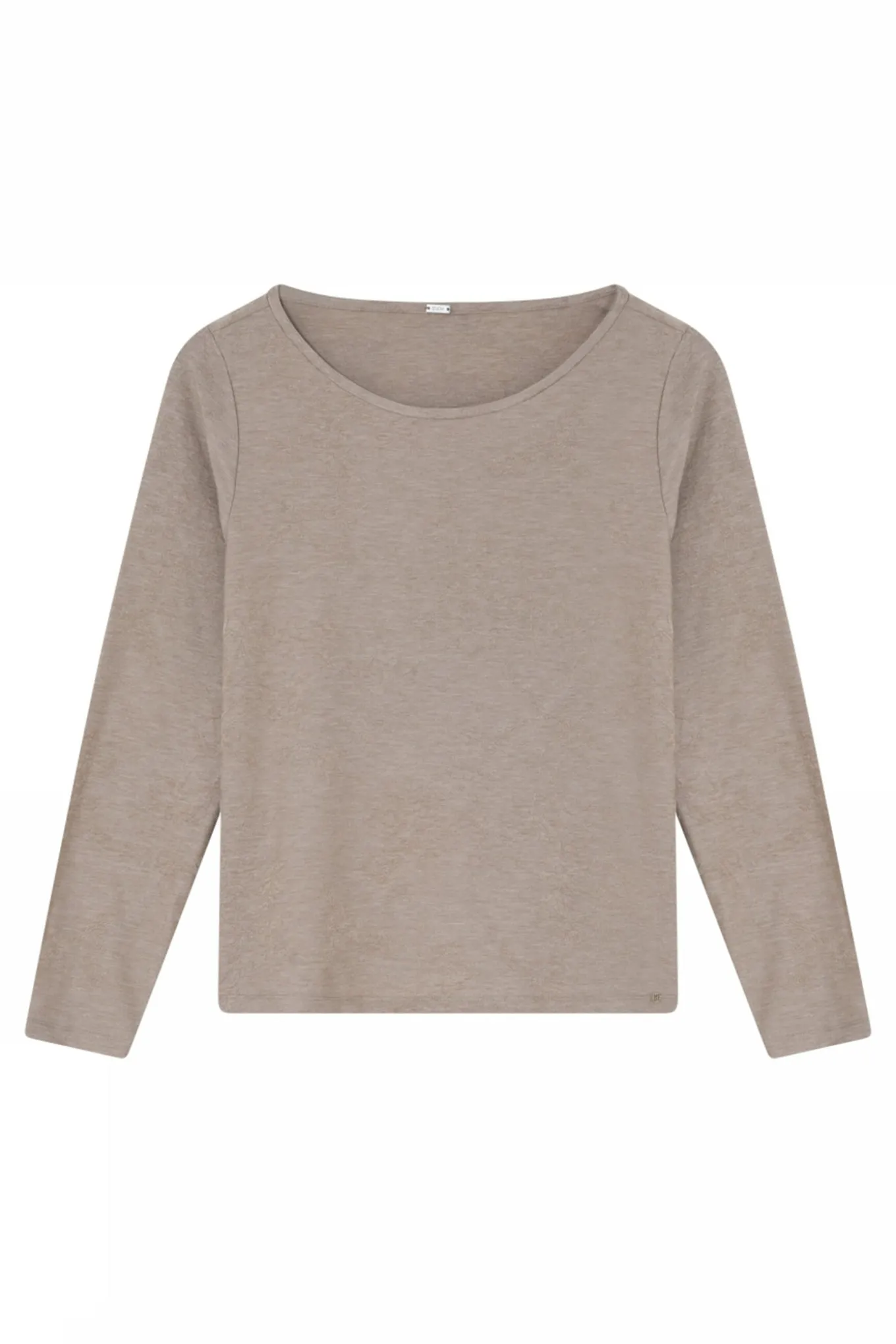 Jill, tshirt L/S 92072Mocha 60709/1512