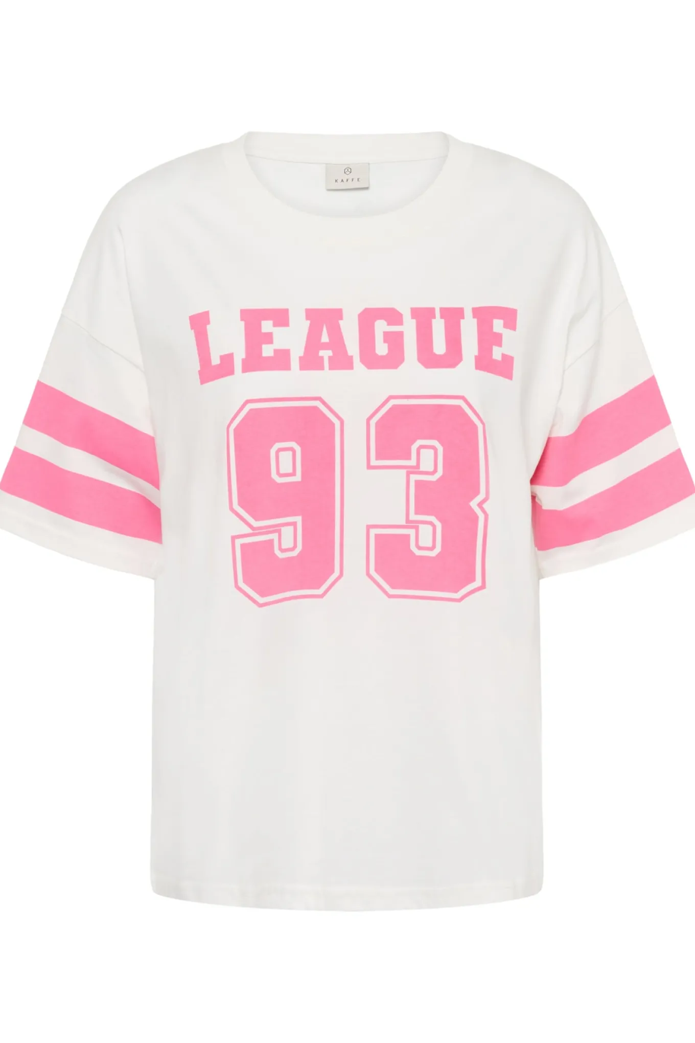 KAhally TShirt Chalk/PinkPower Text Print 1 10511173