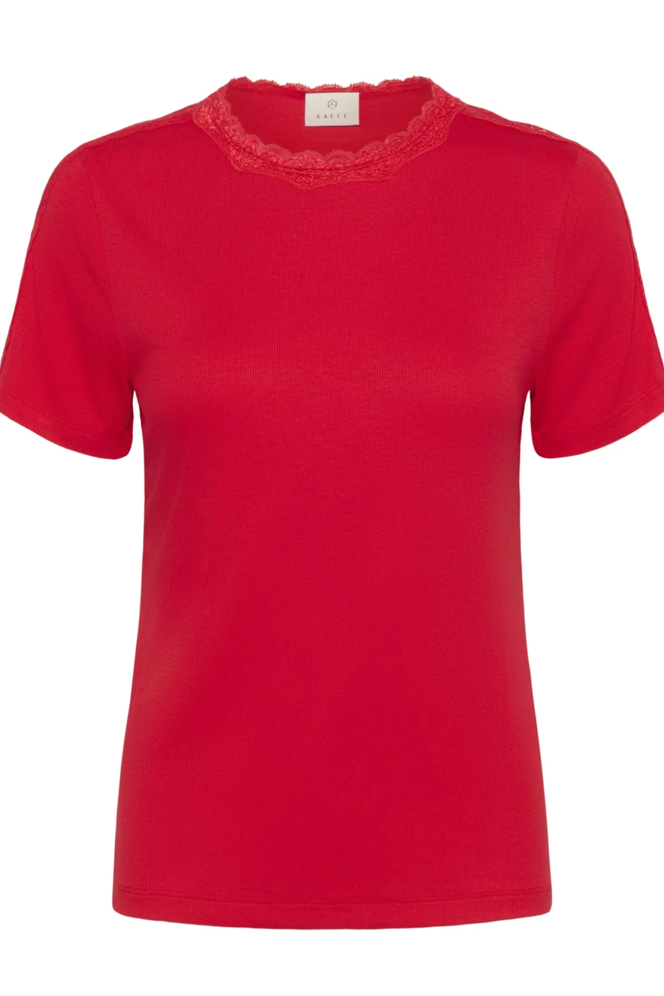KAjenna Lace TShirt True Red 10510400
