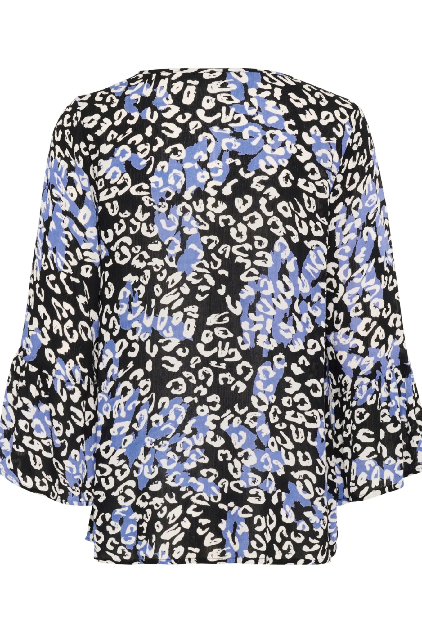 KAlea Blouse Blue Leopard