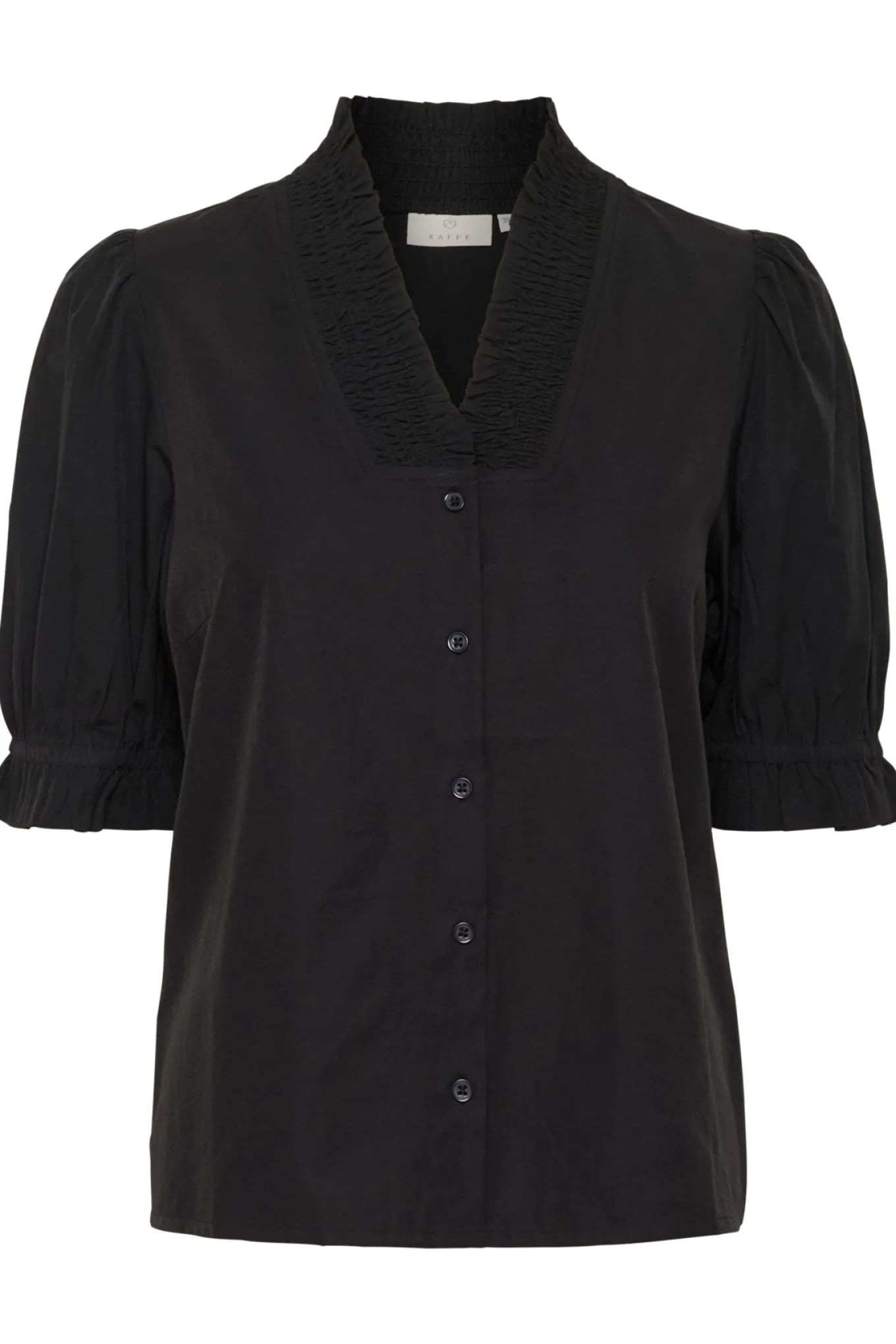 KAmaia Short Sleeve Blouse Black deep 10509665