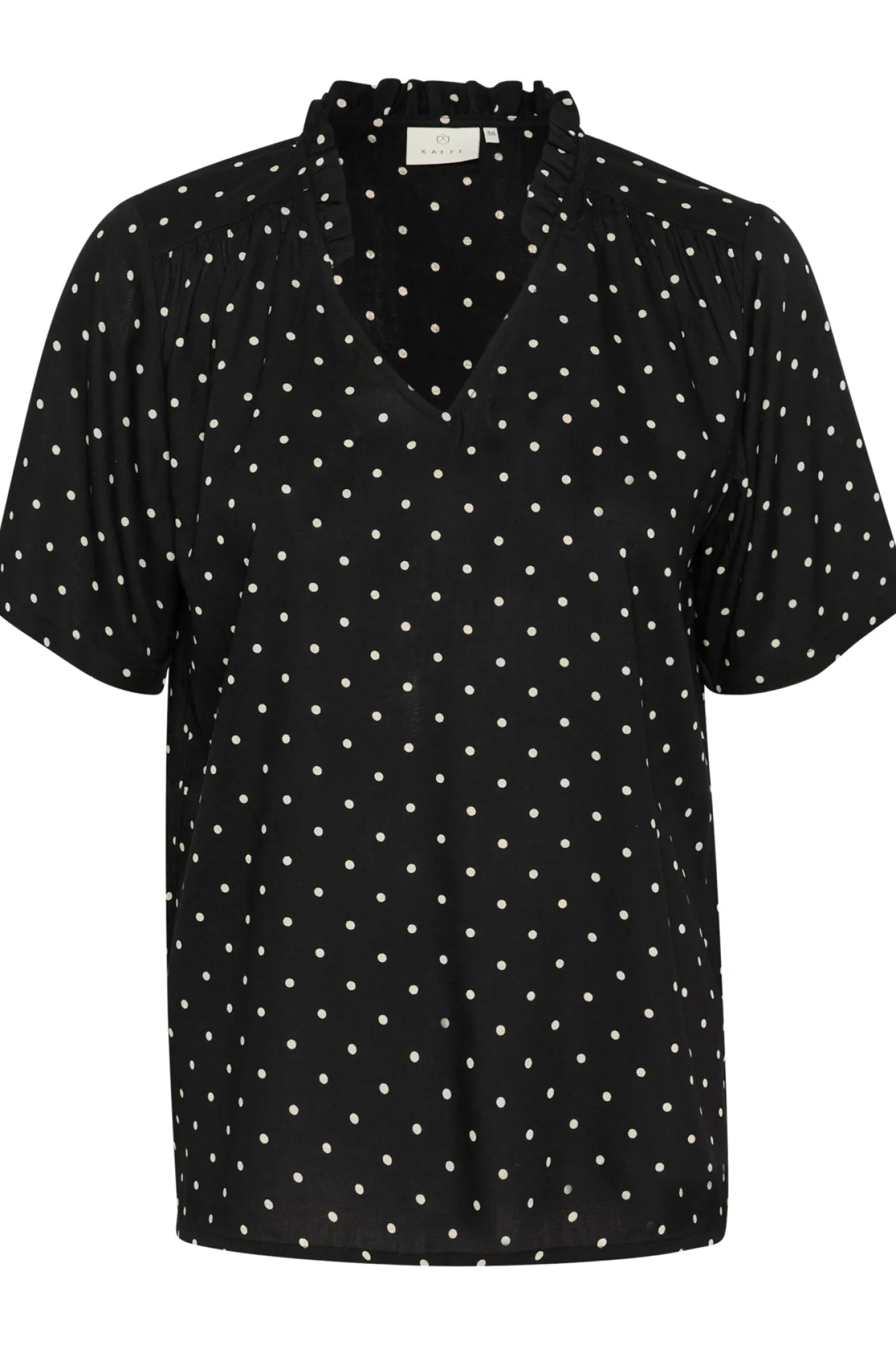 KAtina Printed Blouse Black/Chalk Dot 10509474