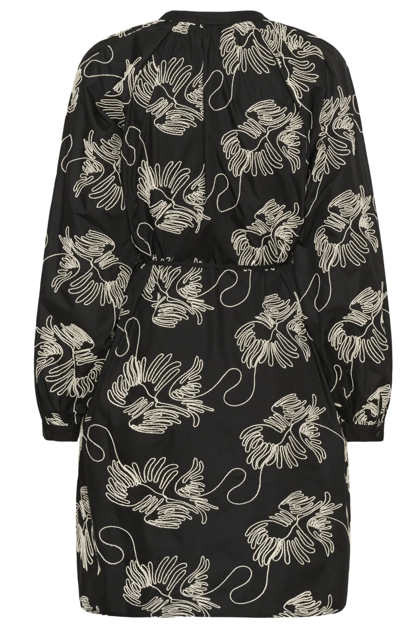 KAvinie Dress Black Chalk Embroidery 10883 10511097