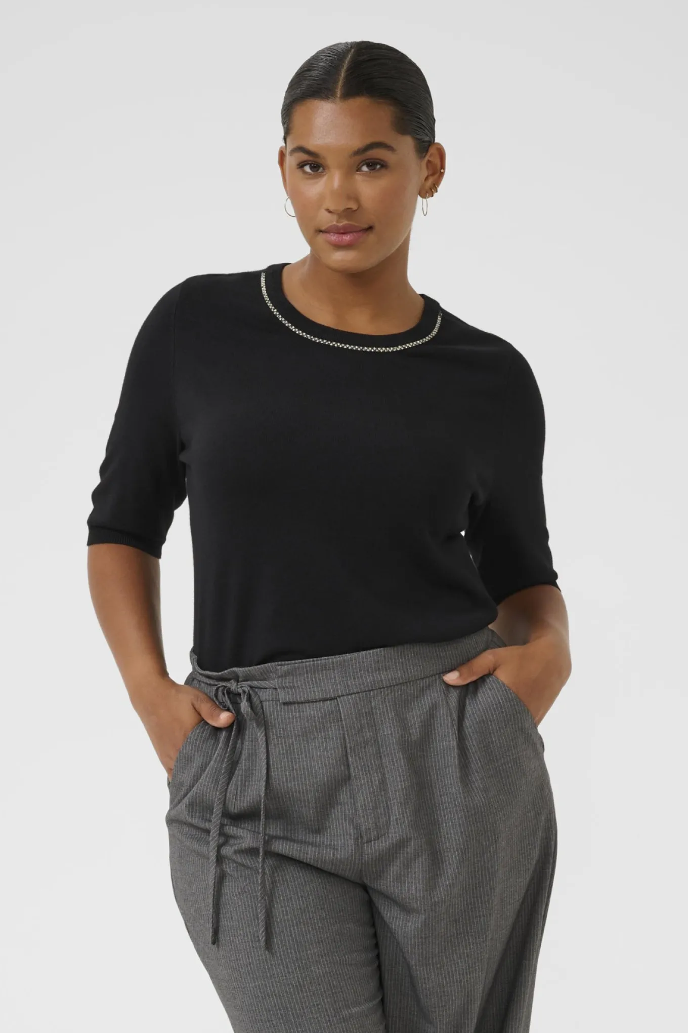 KCcarla Knit Pullover Black deep 10583769