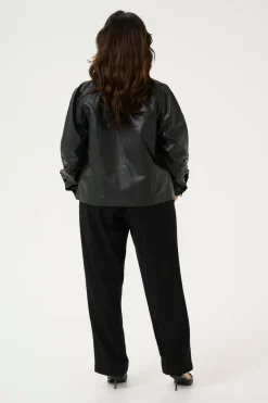 KCcassy Leather Jacket Black deep 10583029