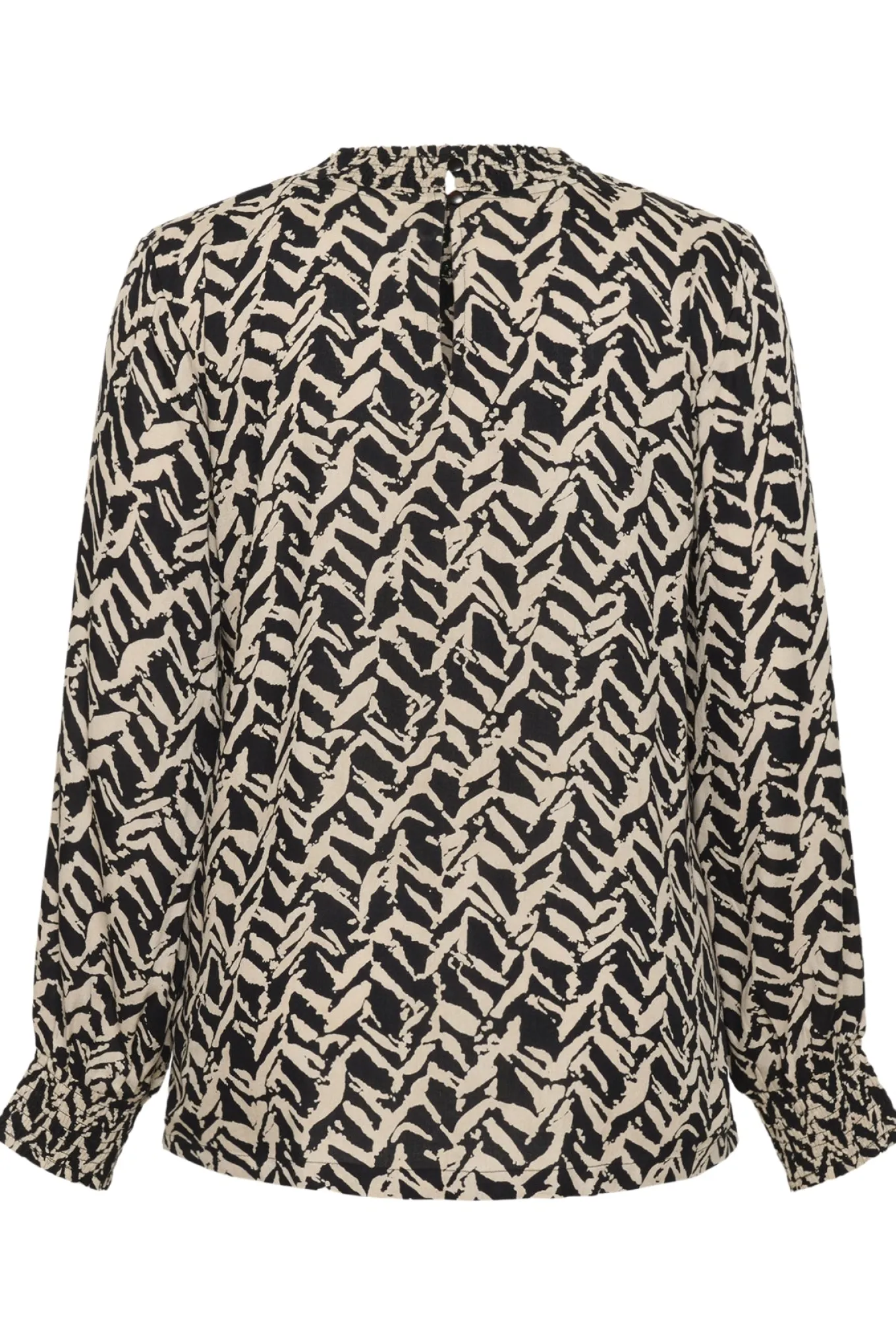 KCdena Blouse Black/Feather Grey Lines 10583990