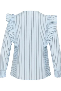 KCjerria Blouse Celestial Blue/Dark Stripe 10582603