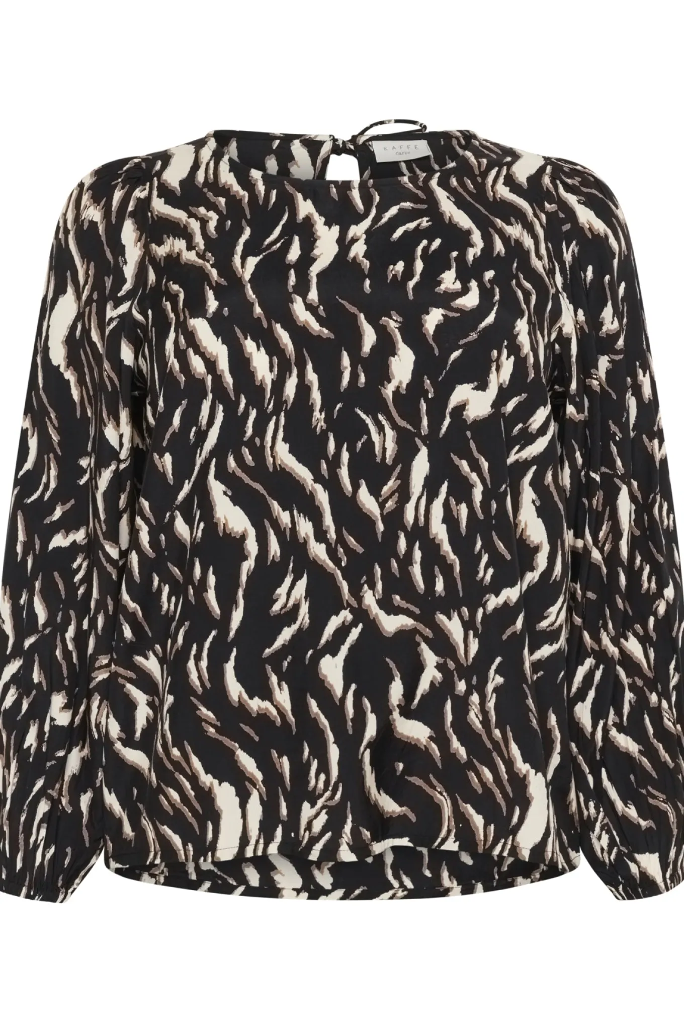 KCmilina Blouse Black/Brown Graphic Animal 10583607