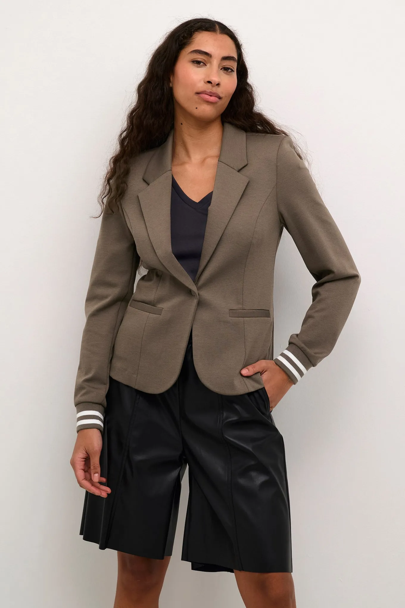Kinnie Blazer Major Brown/Chalk Stripe 10550800