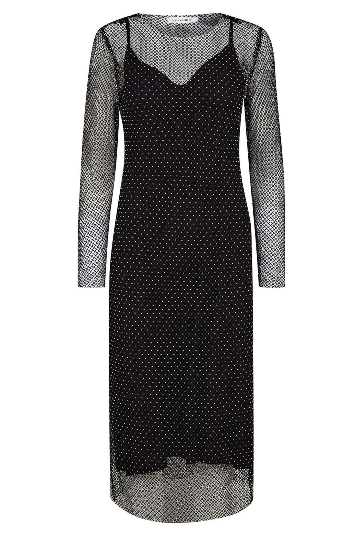 KrystalCC Net Dress 96Black 36545