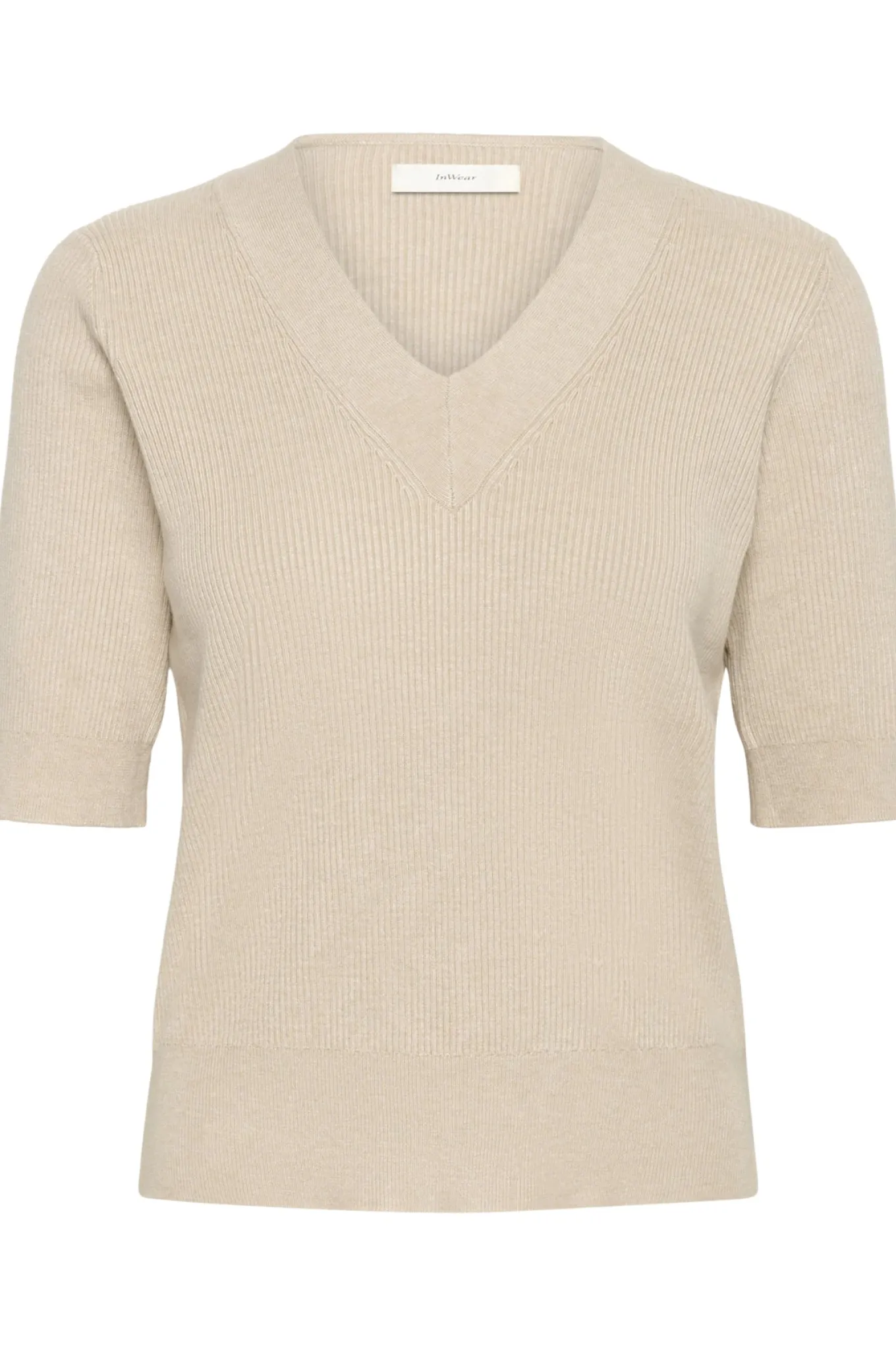 LeenahIW VNeck Blouse Haze Melange 1304031 30110675