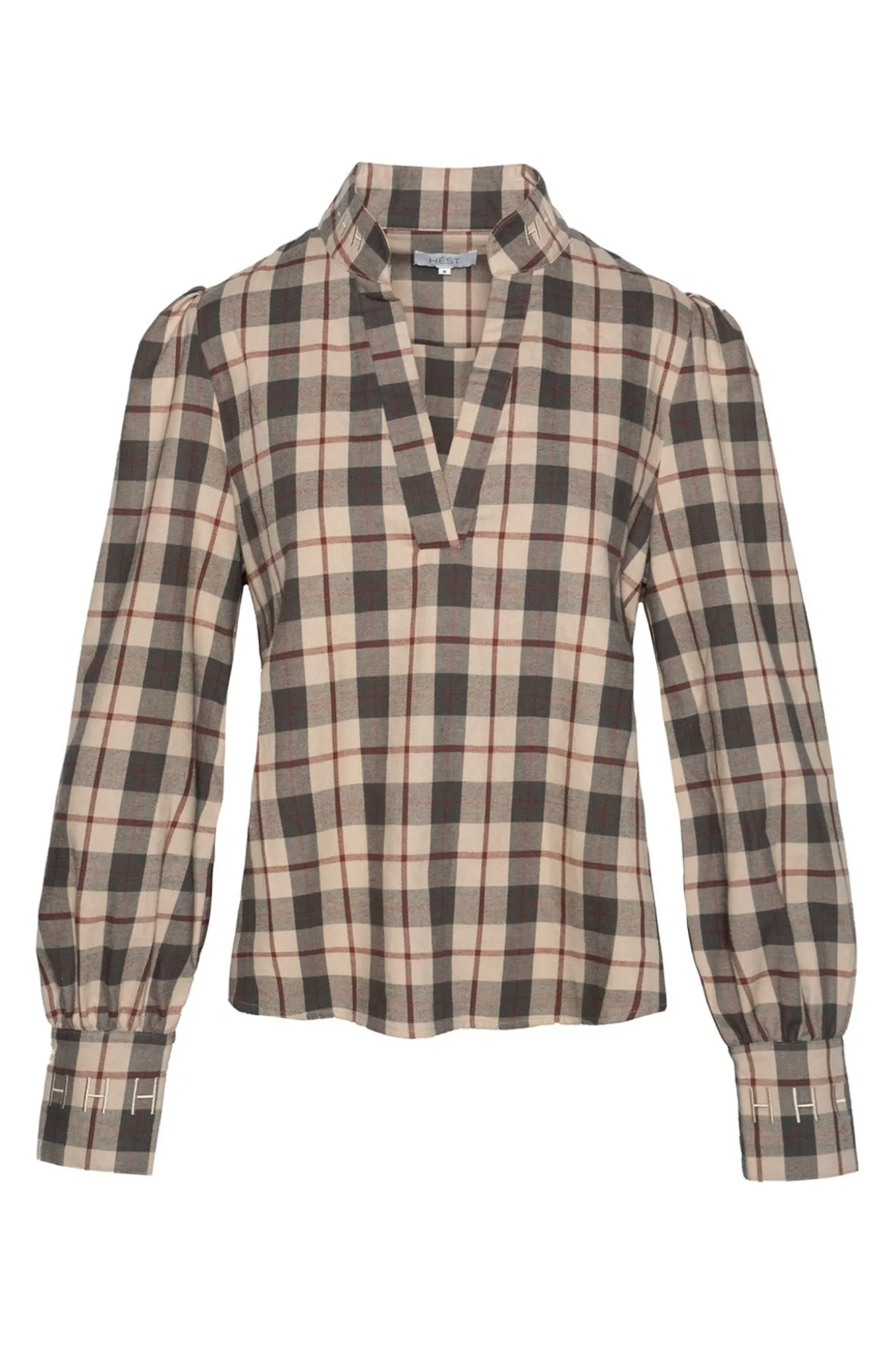 LORI Blouse 9600Red Check 2530190295