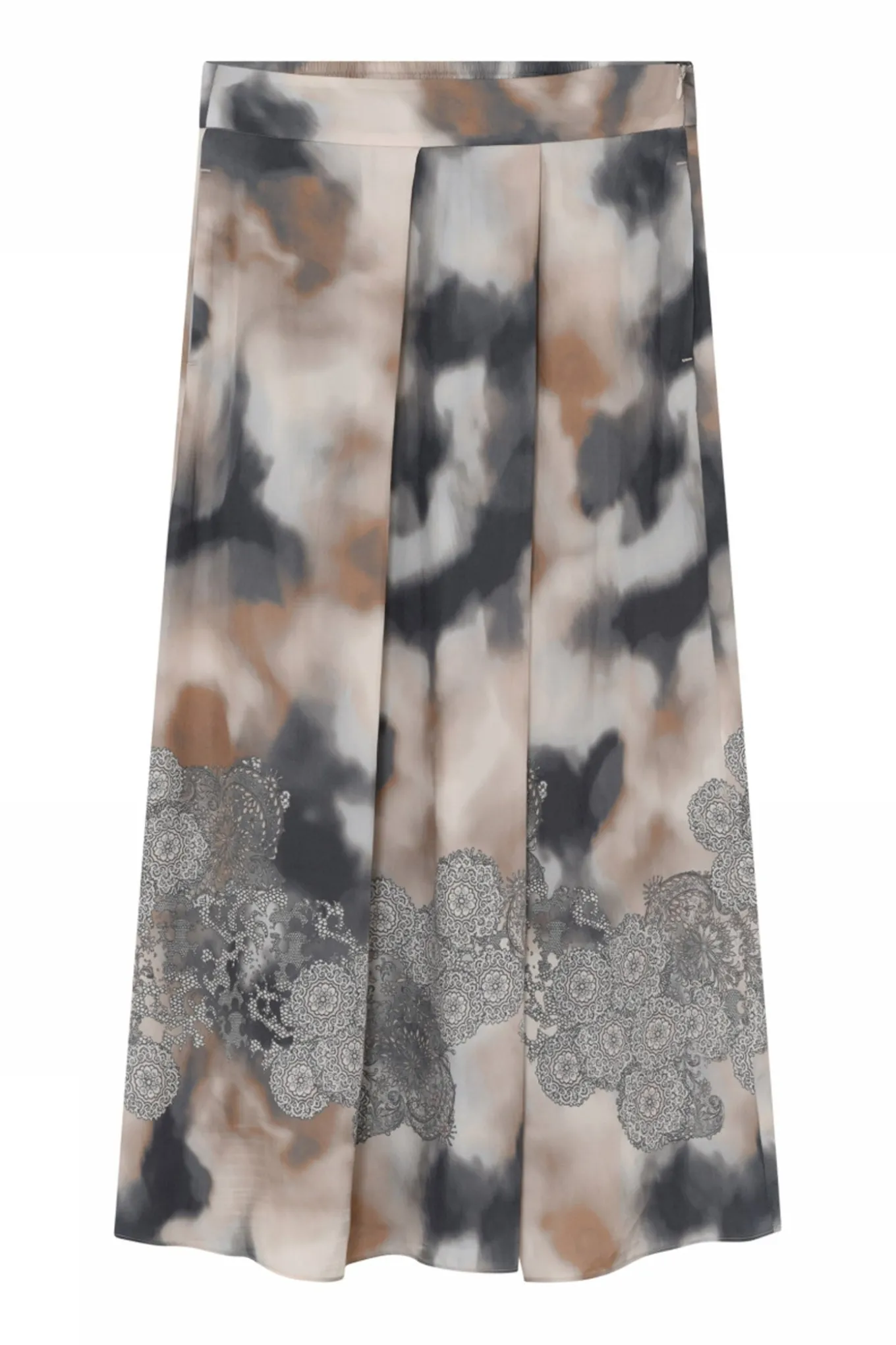 Mabell, midi+ pleated skirt 82020Beige/Sand 60552/7355