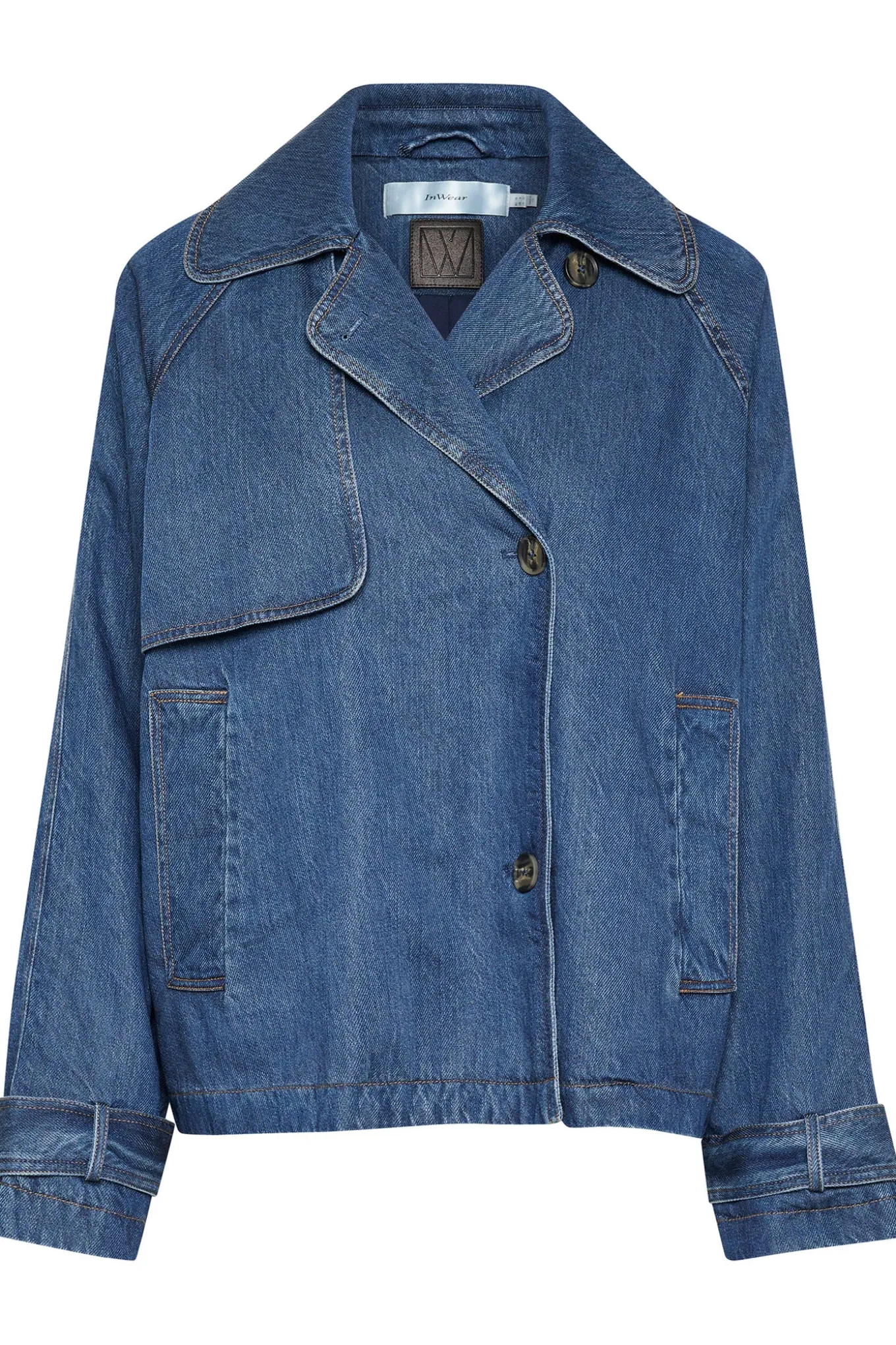 MableIW Minona Short Coat Dark Blue Denim 30110518