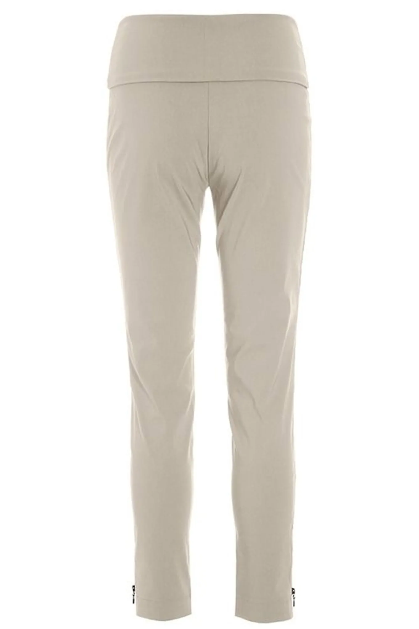 Magic stretch bukser m/ lynlås STONE 902910116