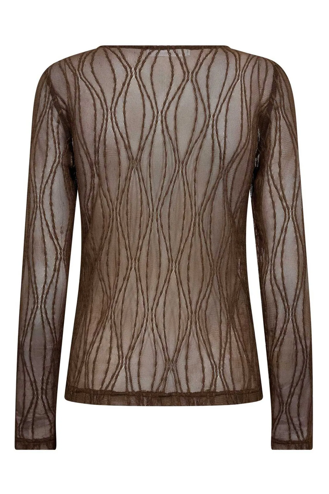 MarcyCC Mesh Oblouse 83Mocca 43043