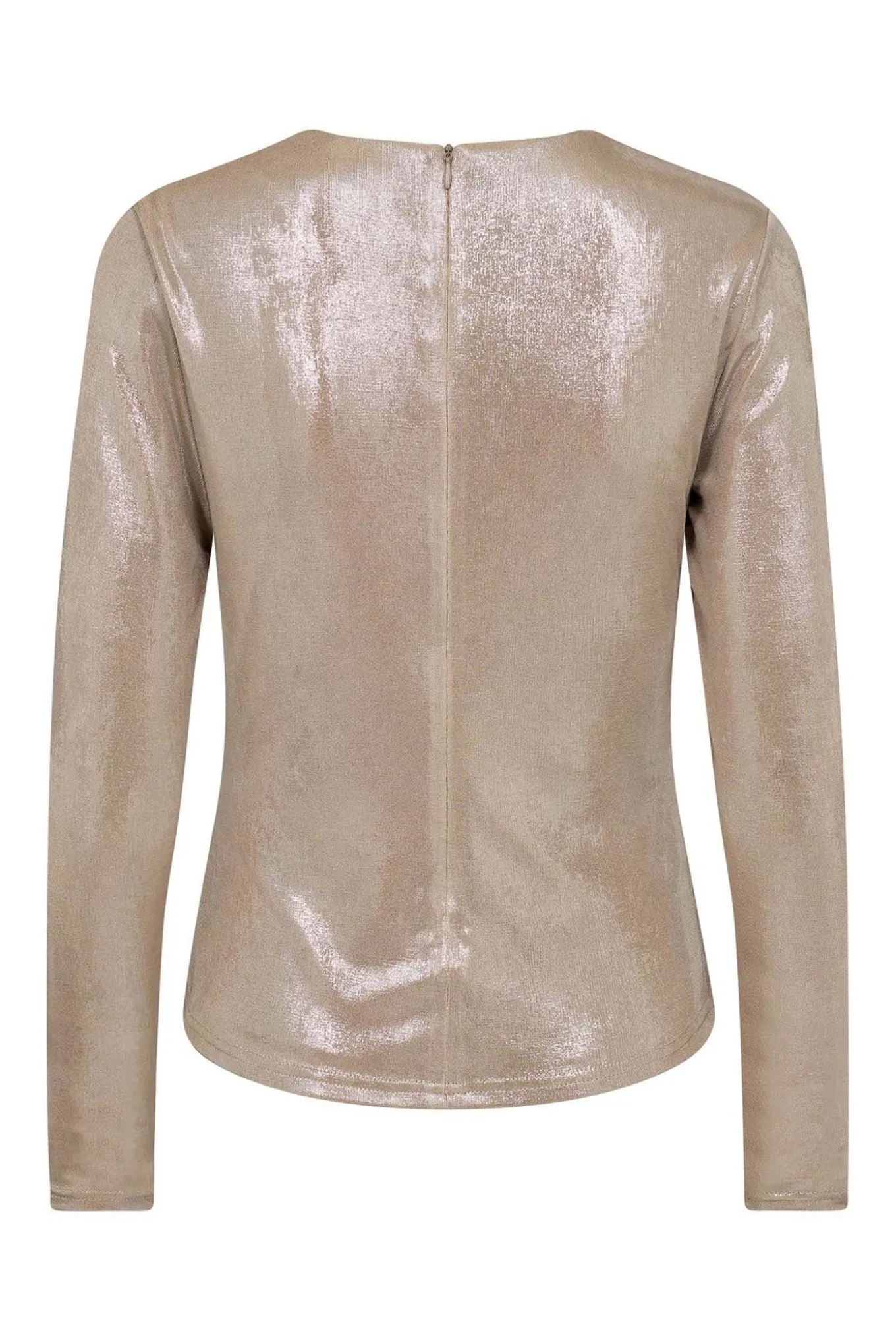 MargotCC Drape Blouse 127Champagne 33204