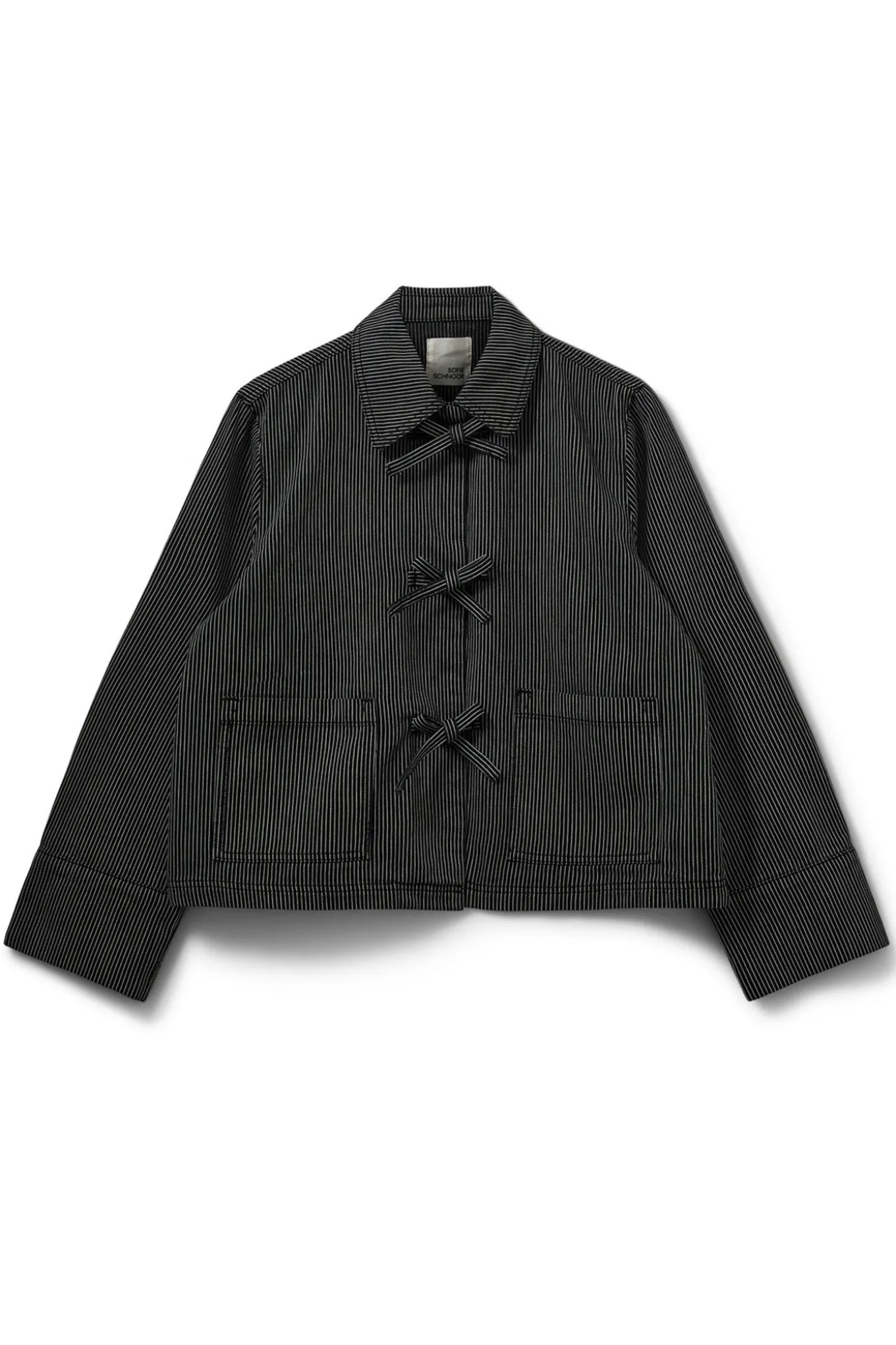 MARLOSW JACKET 1017 Black striped S253107