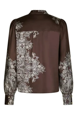 Massima Paisley Border Dark brown 160960
